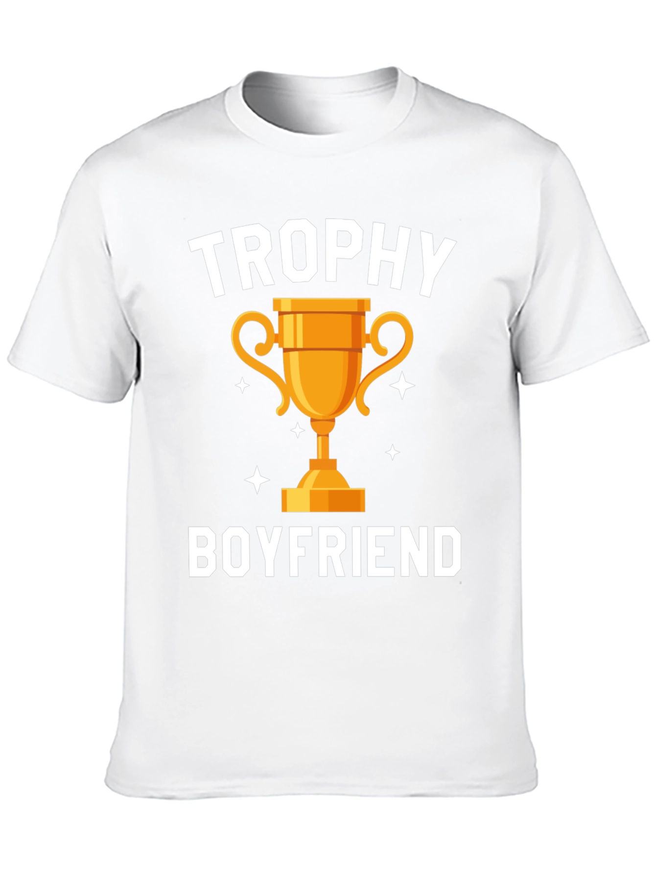 Trophy Boyfriend Graphic Tee - Black Cotton Blend