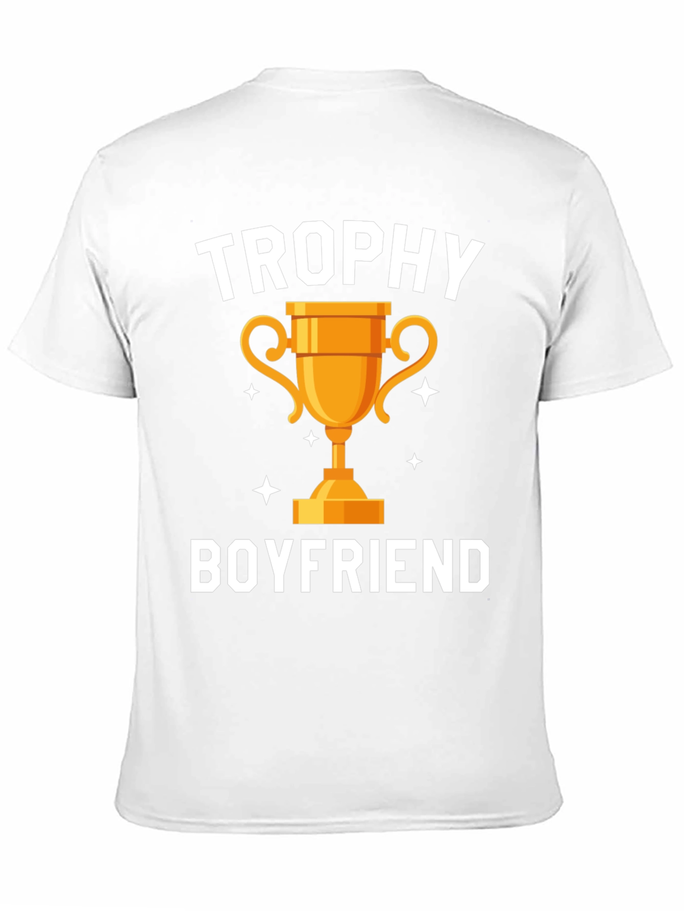 Trophy Boyfriend Graphic Tee - Black Cotton Blend