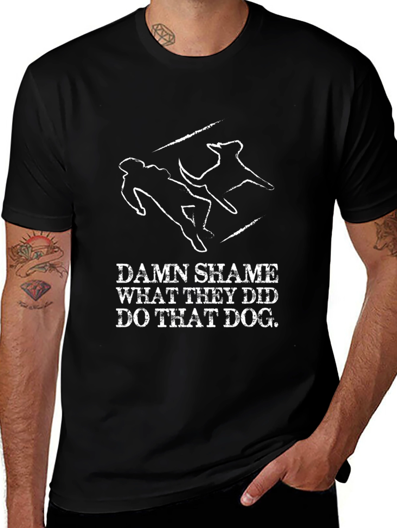 Damn Shame Dog T-Shirt