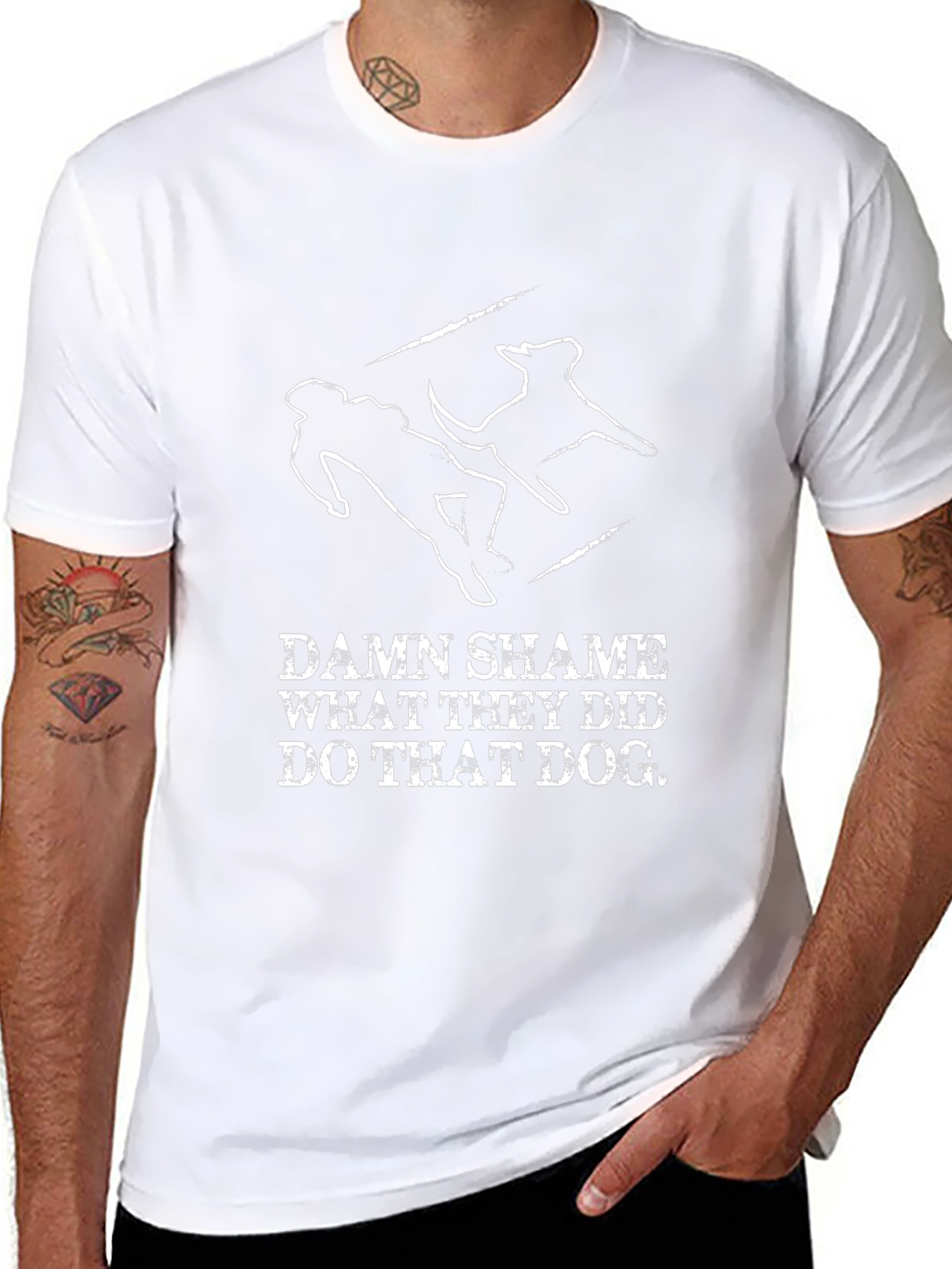 Damn Shame Dog T-Shirt