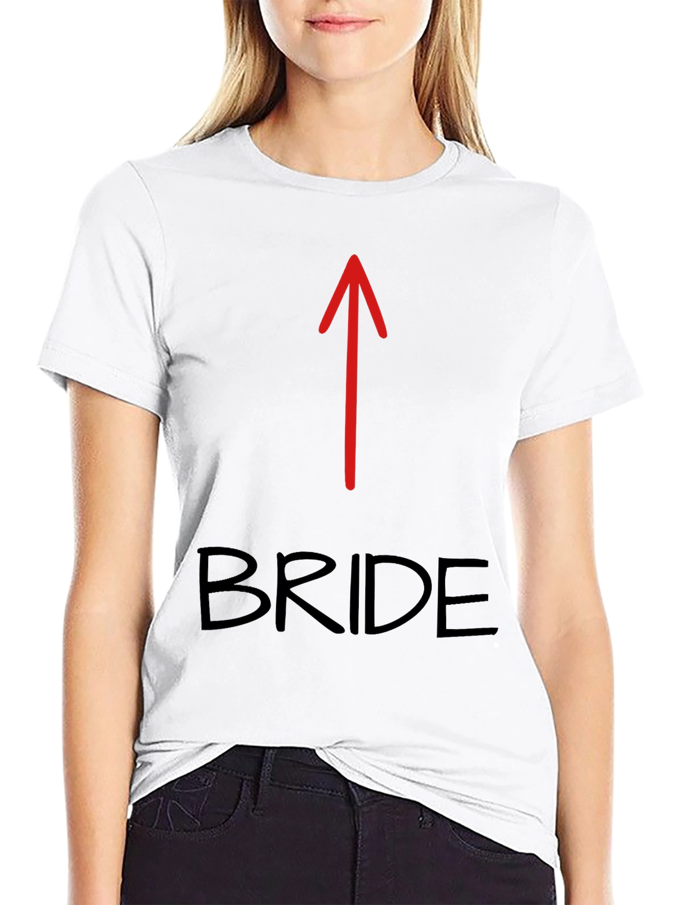 Bride Arrow Novelty T-Shirt