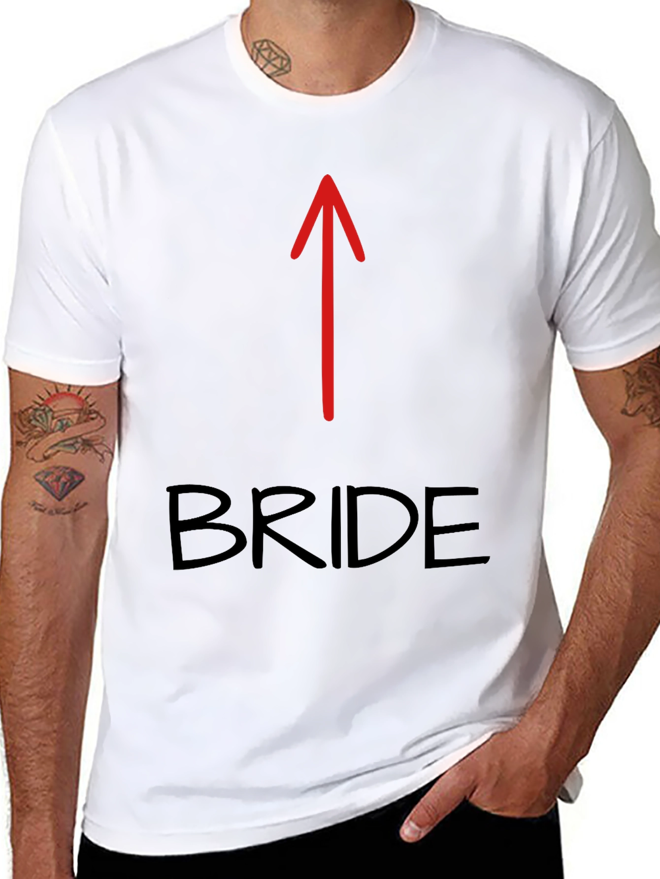 Bride Arrow Novelty T-Shirt