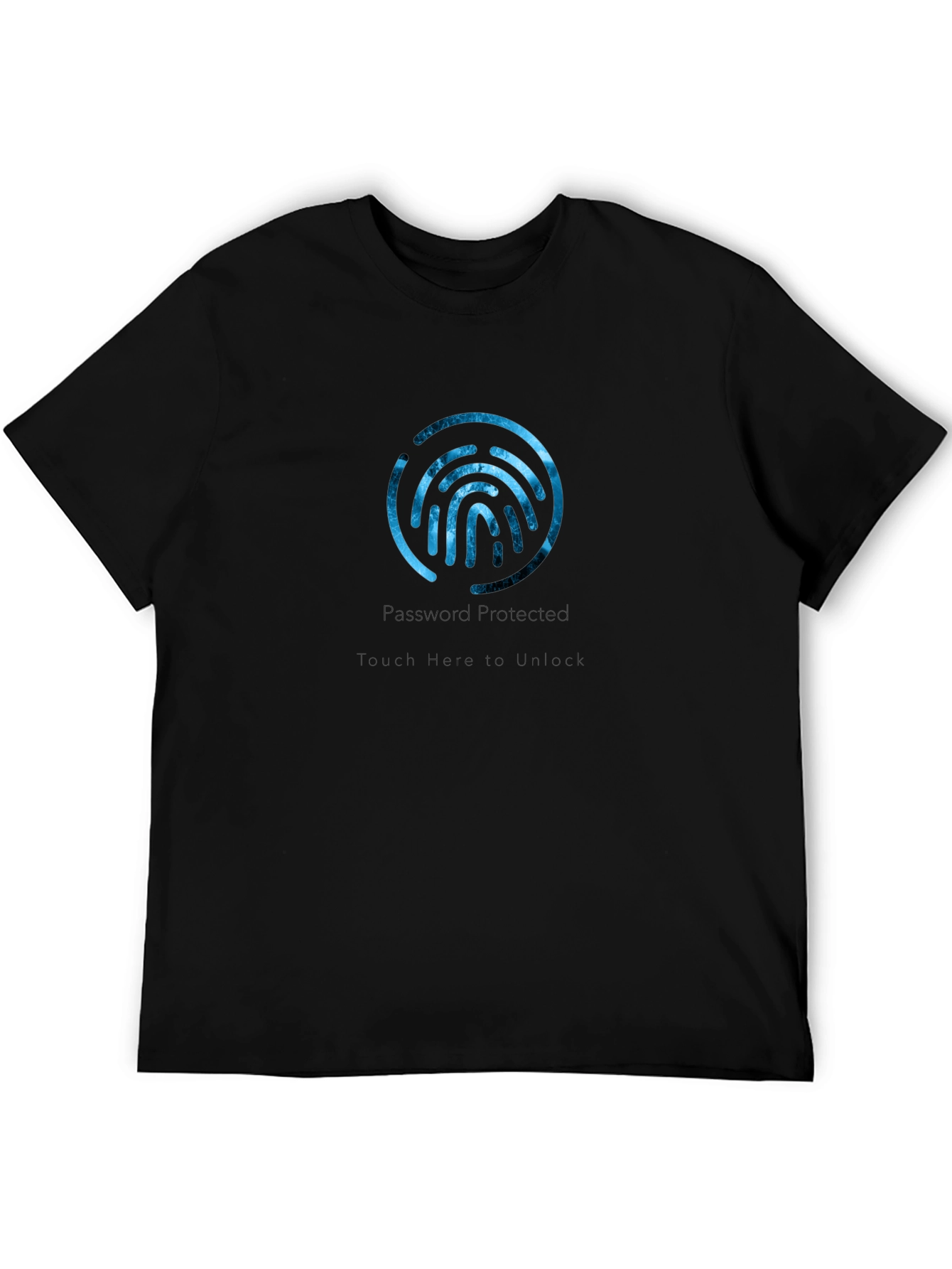 Password Protected Fingerprint T-Shirt