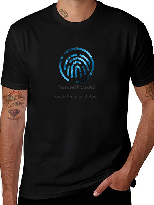 Password Protected Fingerprint T-Shirt