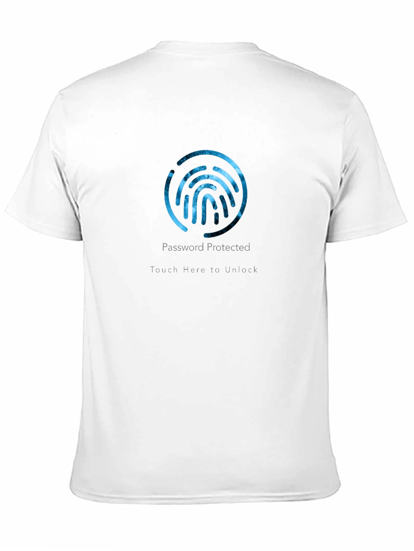 Password Protected Fingerprint T-Shirt