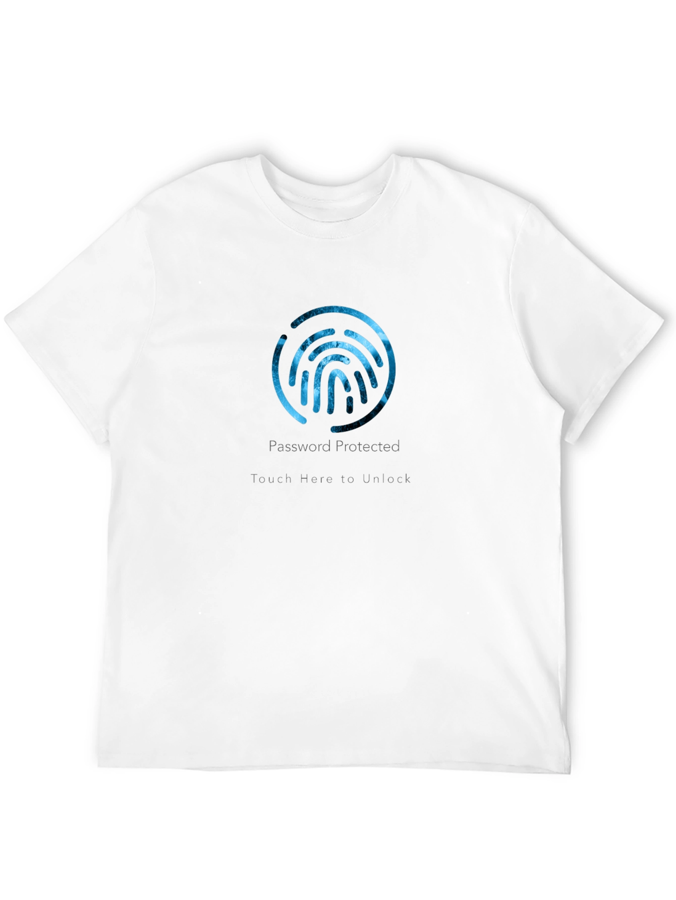 Password Protected Fingerprint T-Shirt