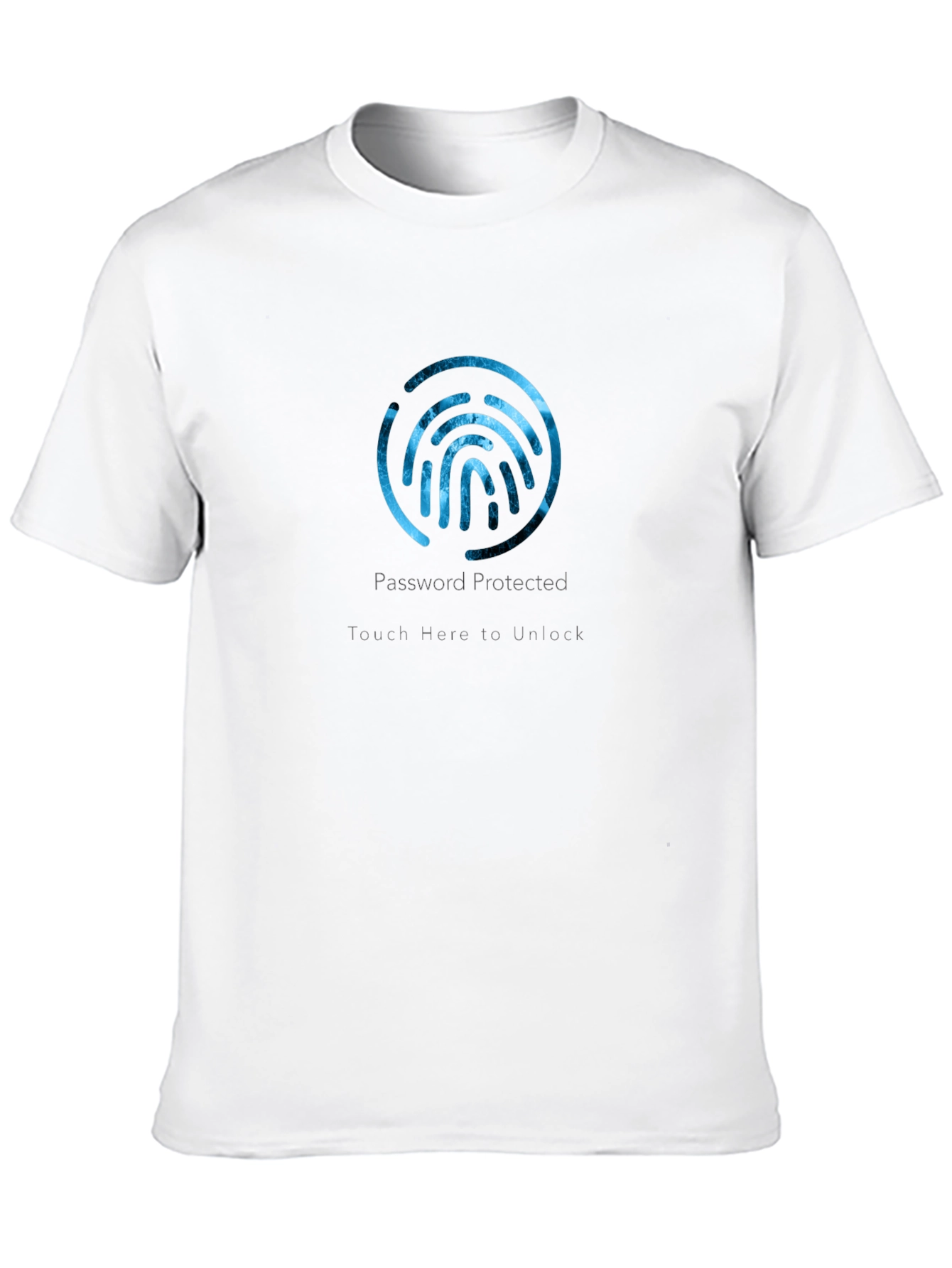 Password Protected Fingerprint T-Shirt