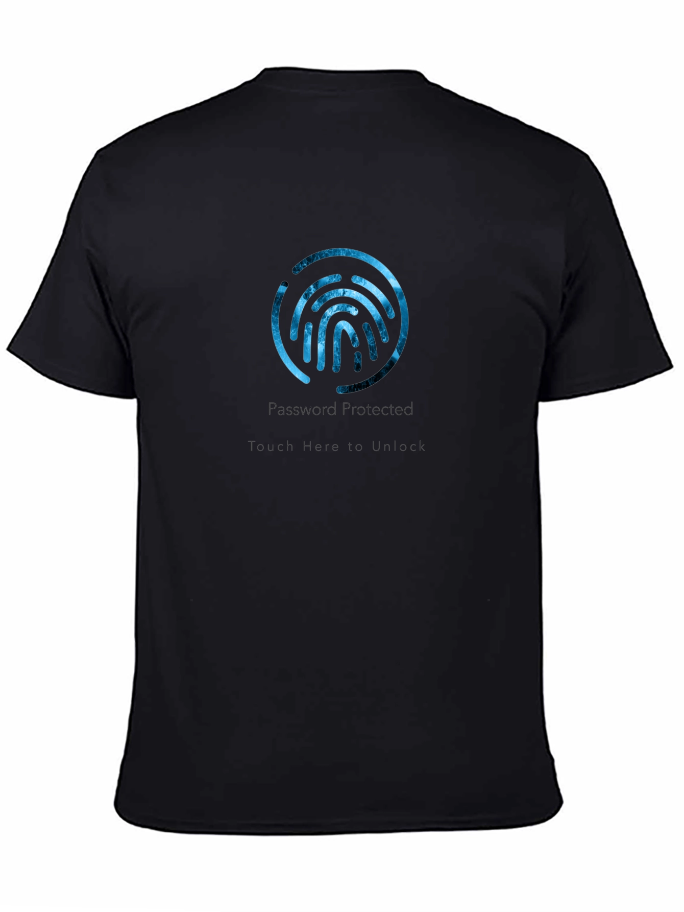 Password Protected Fingerprint T-Shirt