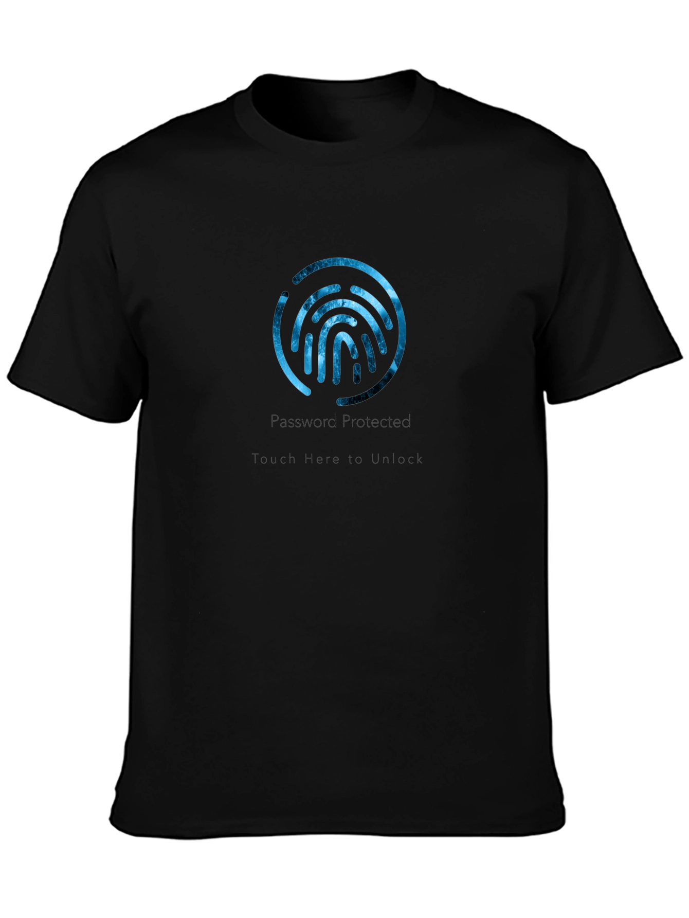 Password Protected Fingerprint T-Shirt