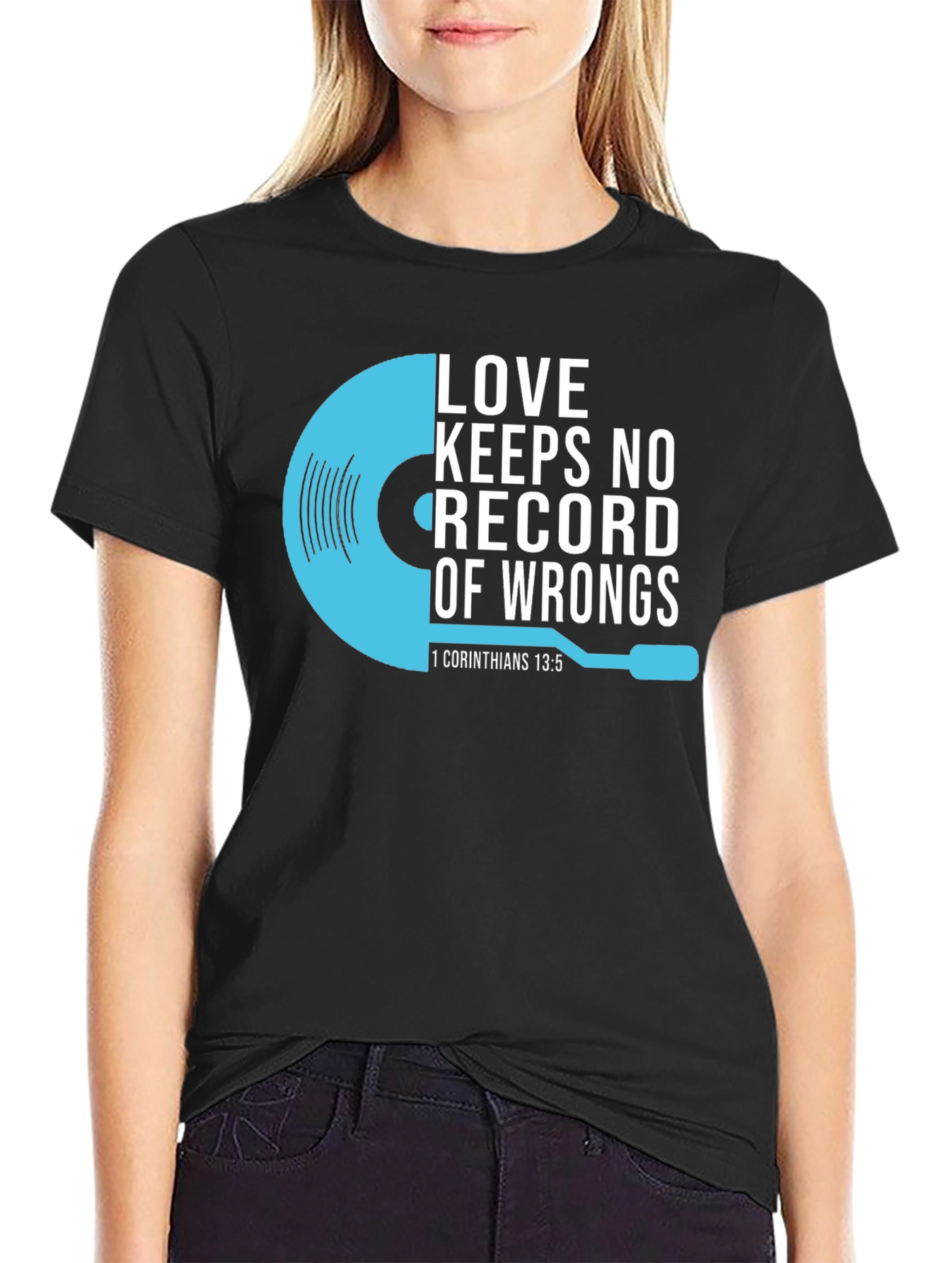 Love Keeps No Record Christian T-Shirt