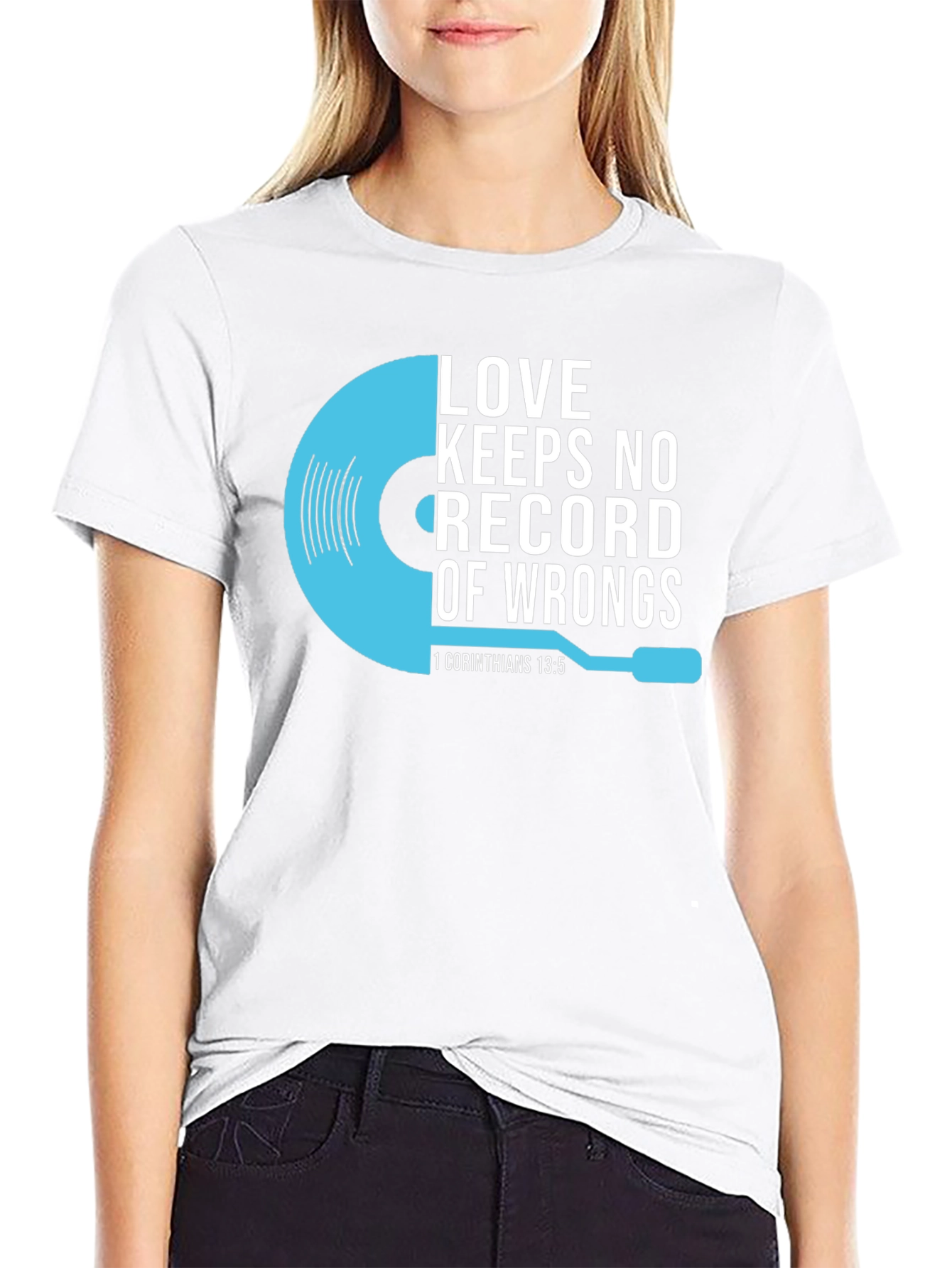 Love Keeps No Record Christian T-Shirt