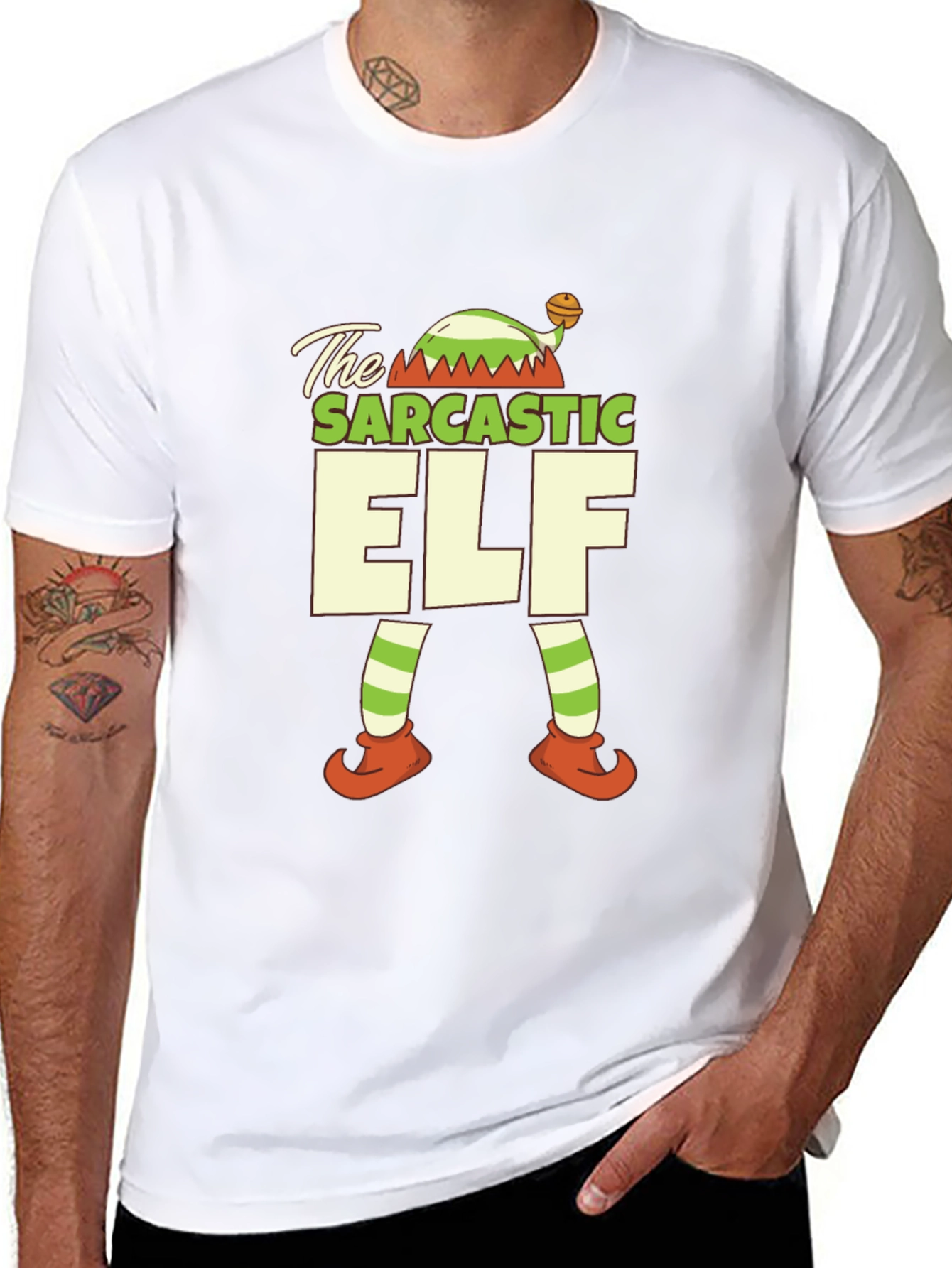 Sarcastic Elf Holiday T-Shirt
