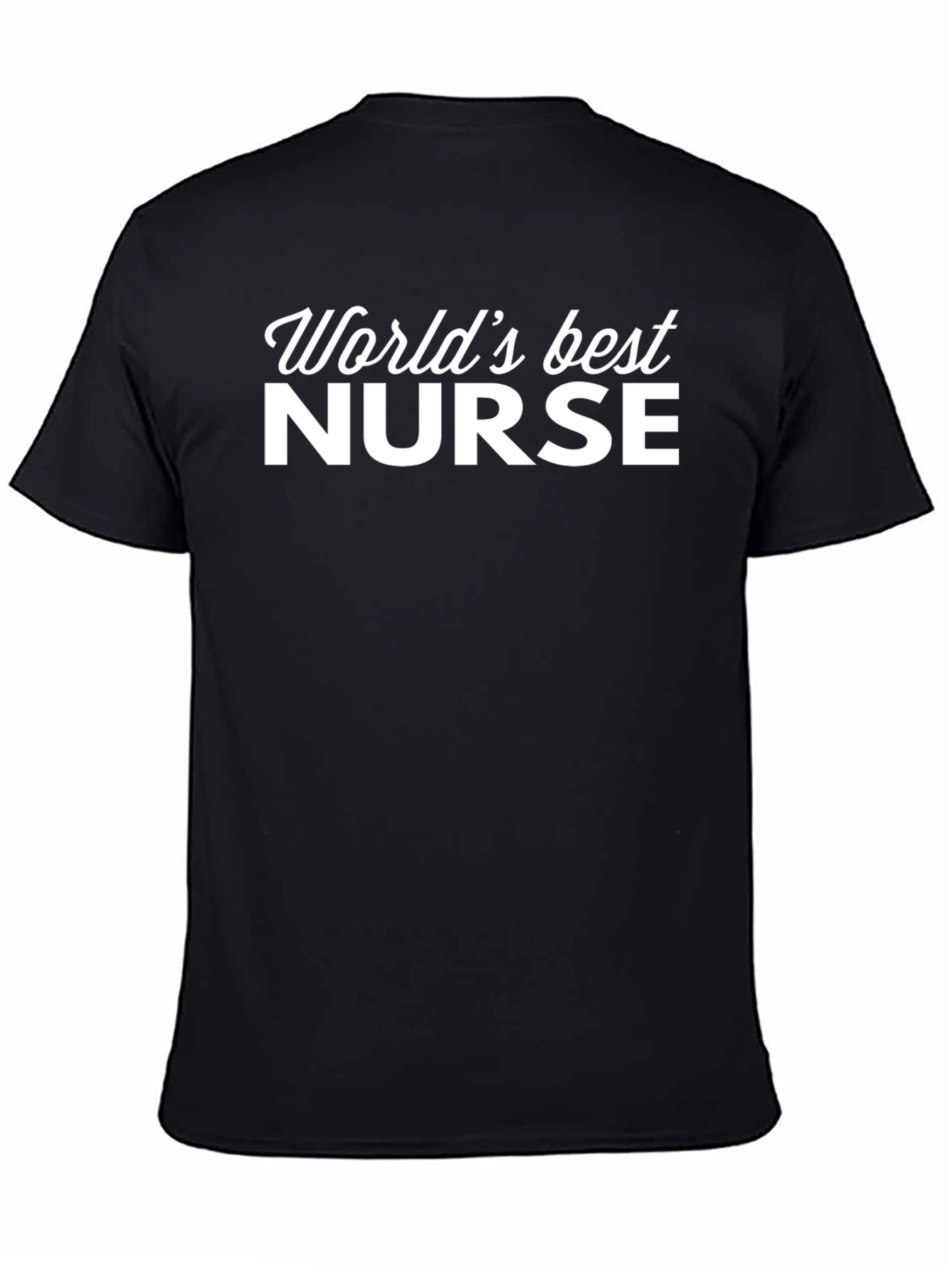Worlds Best Nurse Black Graphic Tee