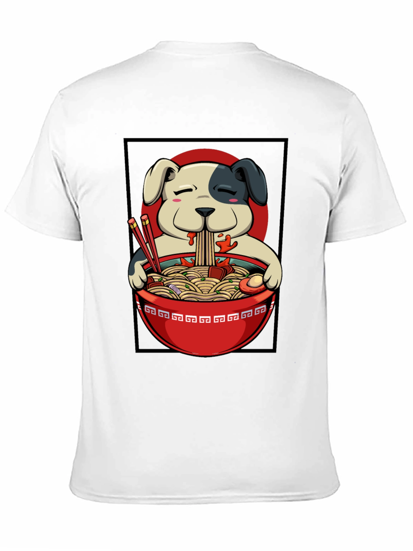 Ramen Dog T-Shirt - Cute Anime Style Tee