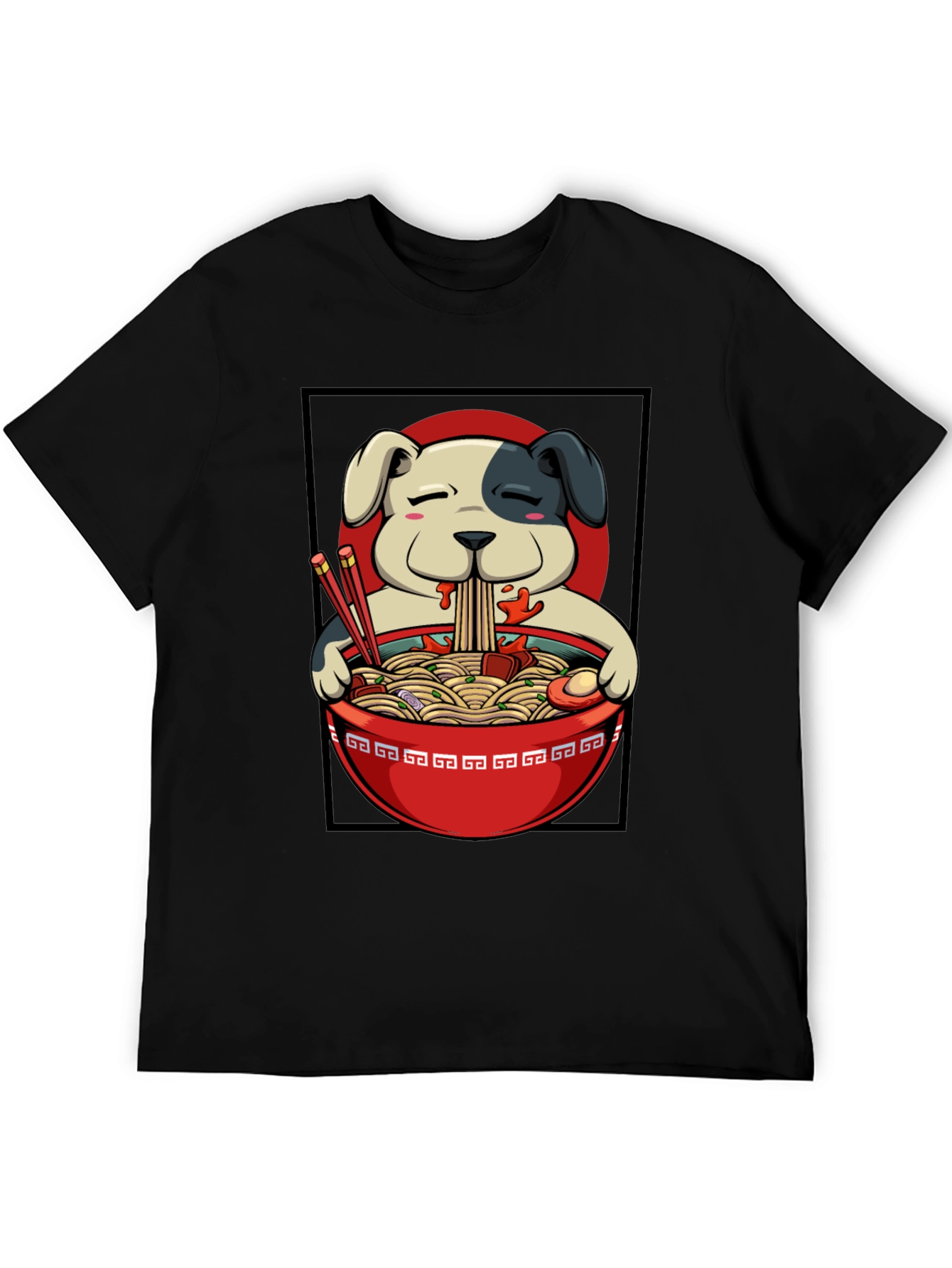 Ramen Dog T-Shirt - Cute Anime Style Tee