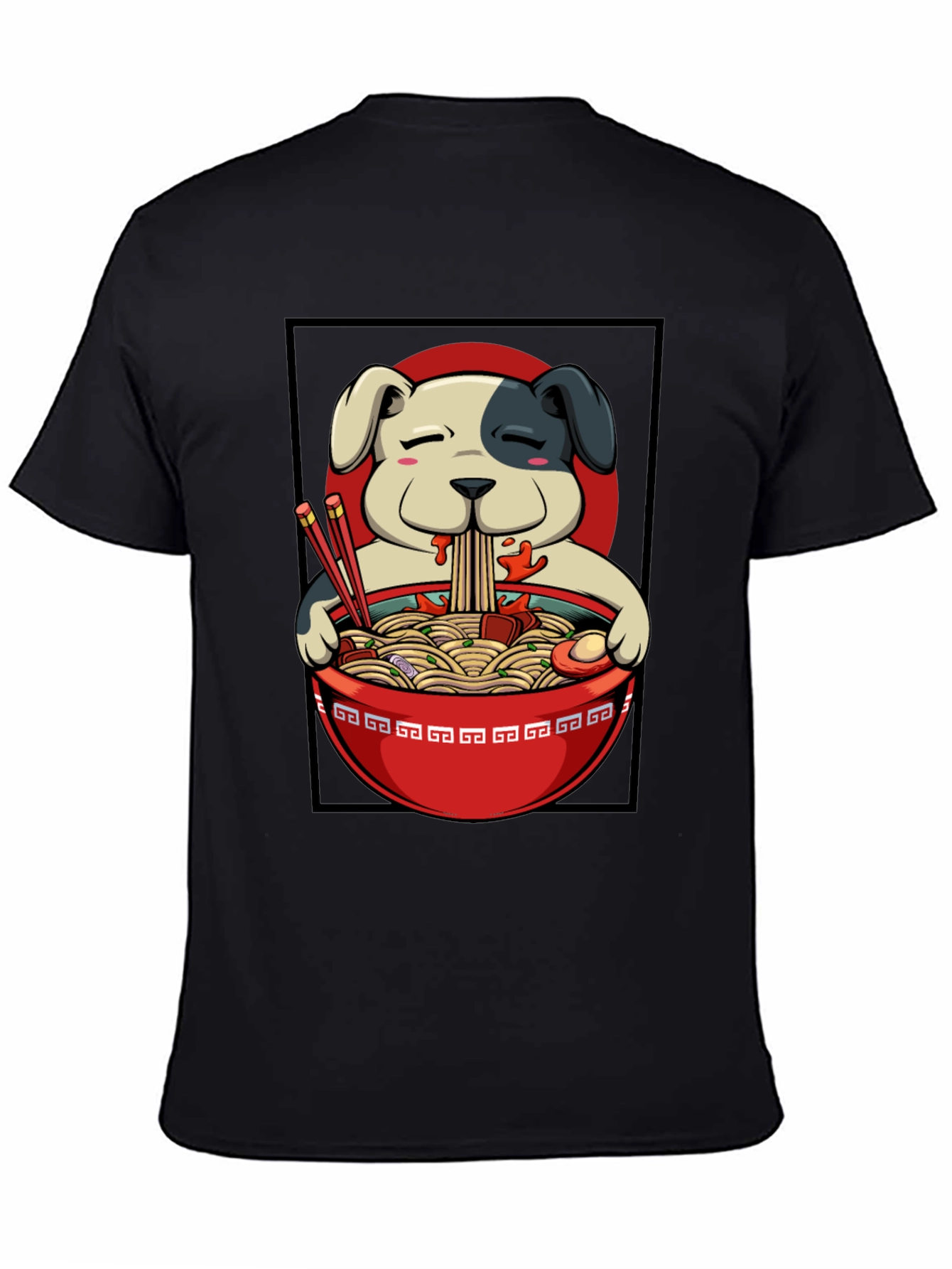 Ramen Dog T-Shirt - Cute Anime Style Tee