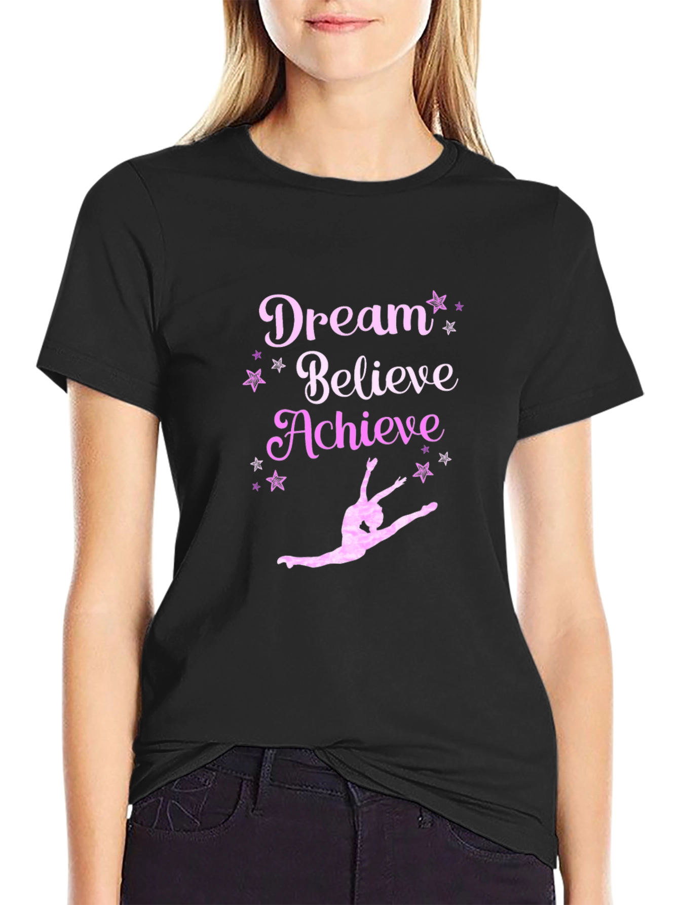 Dream Believe Achieve Gymnastics T-Shirt