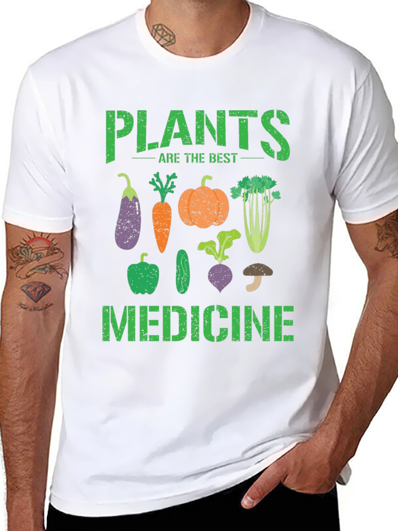 Plants Are The Best Medicine Graphic Tee