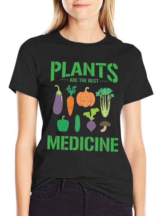 Plants Are The Best Medicine Graphic Tee