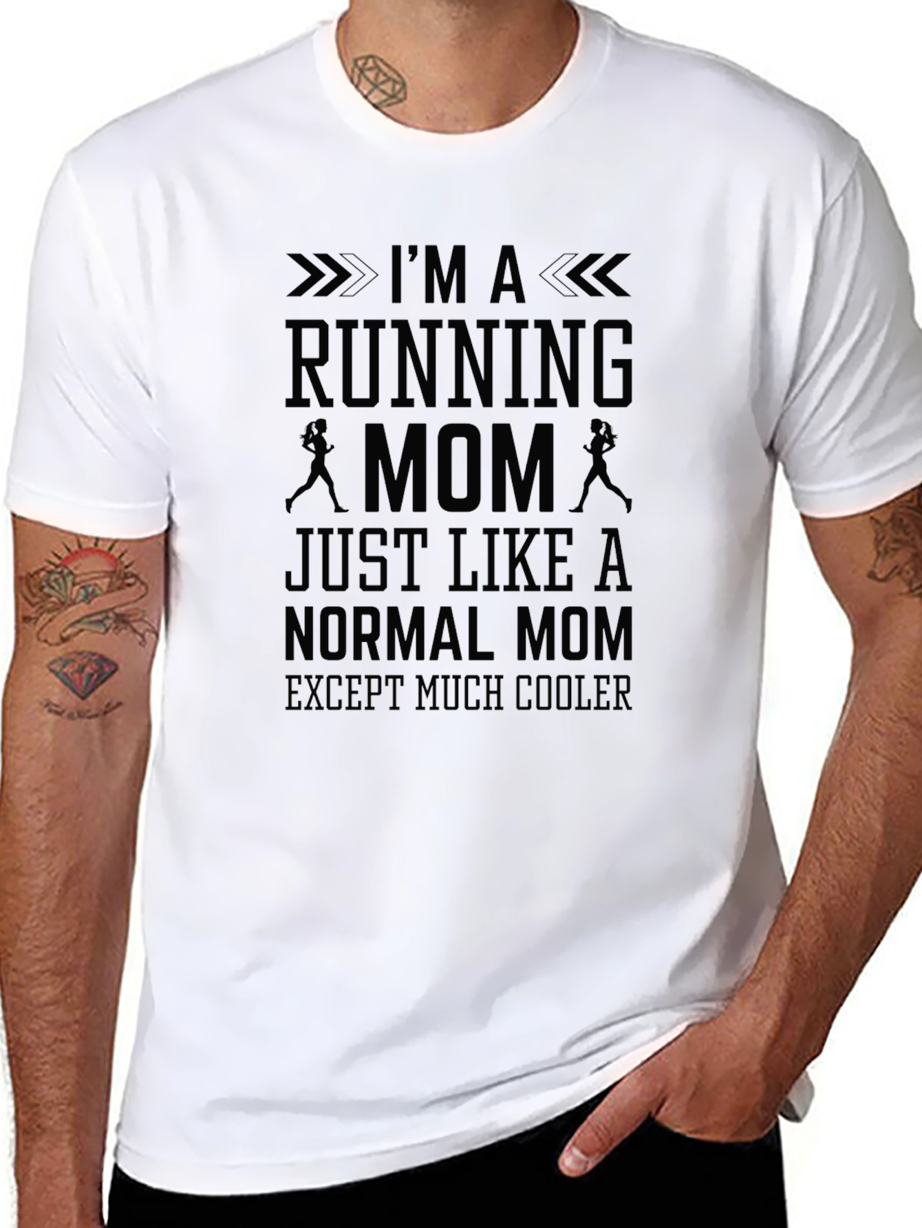 Im A Running Mom Graphic Tee