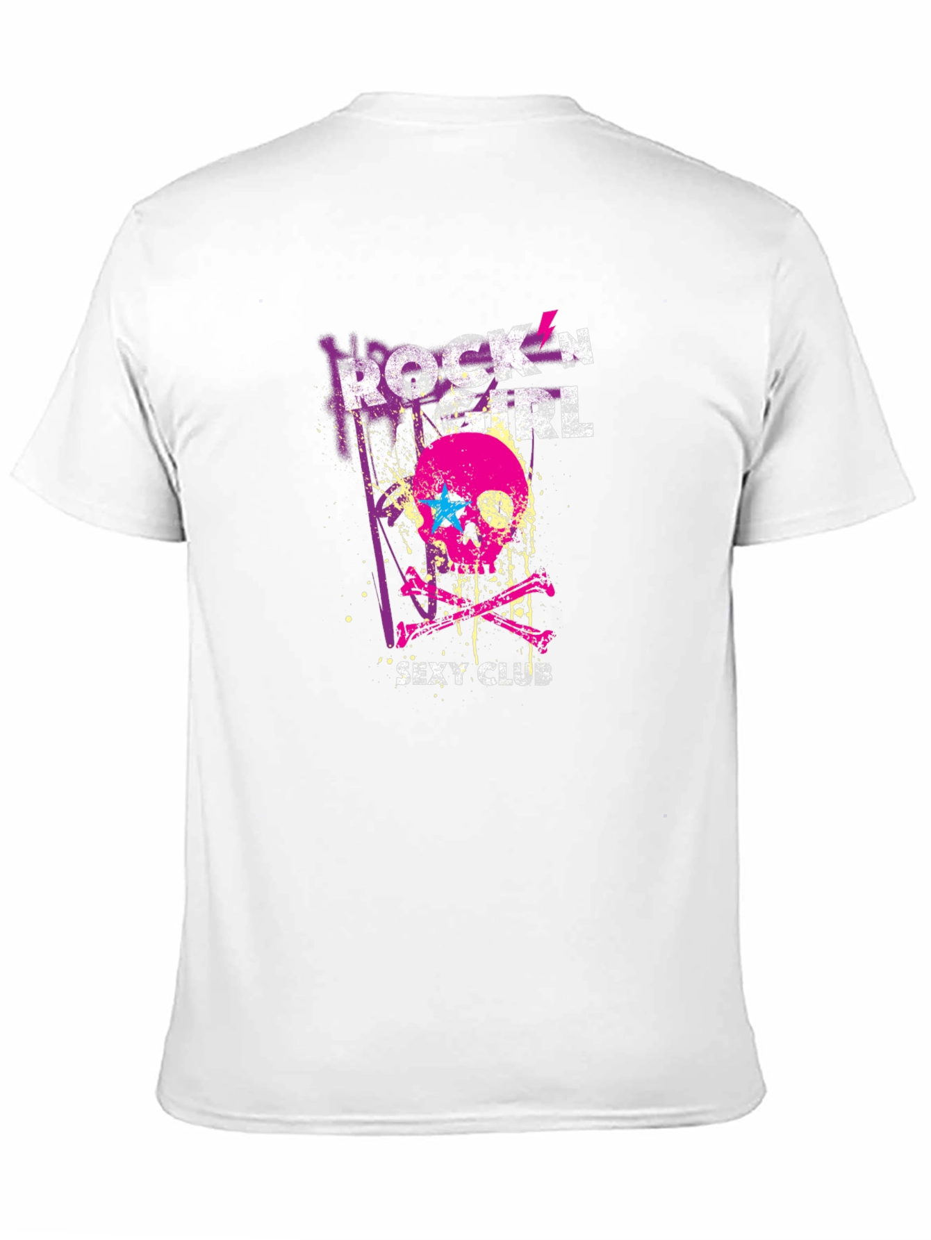 Rockn Girl Graphic Tee - Skull & Crossbones