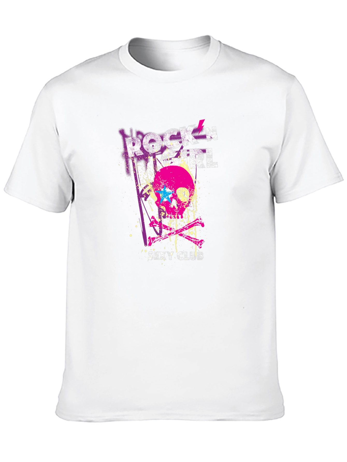 Rockn Girl Graphic Tee - Skull & Crossbones