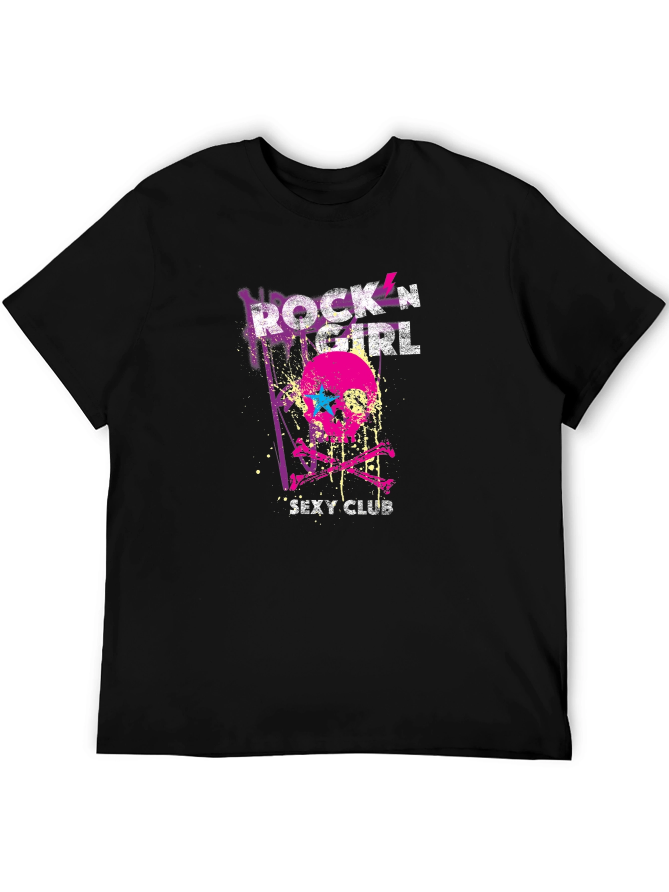 Rockn Girl Graphic Tee - Skull & Crossbones