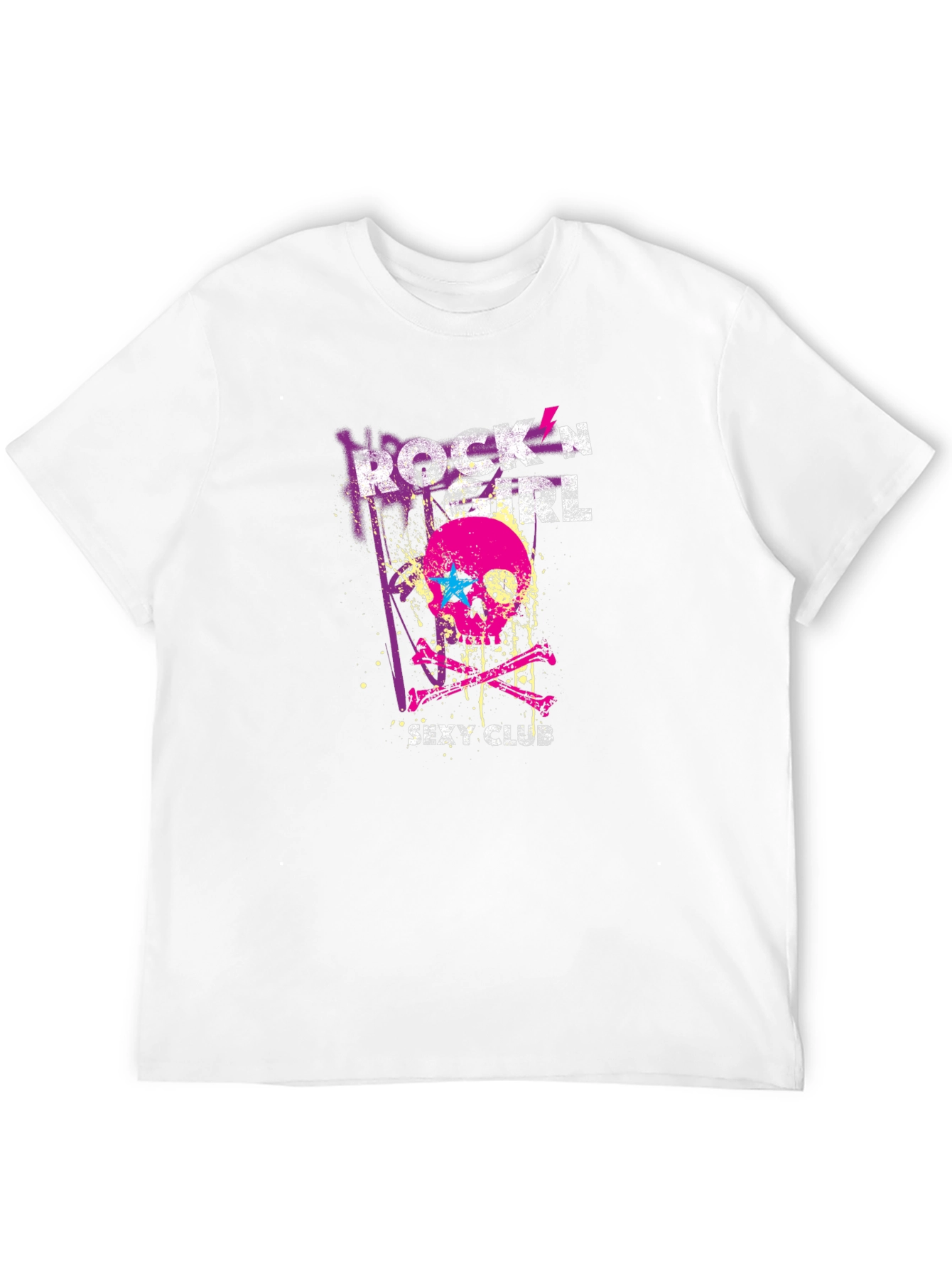 Rockn Girl Graphic Tee - Skull & Crossbones