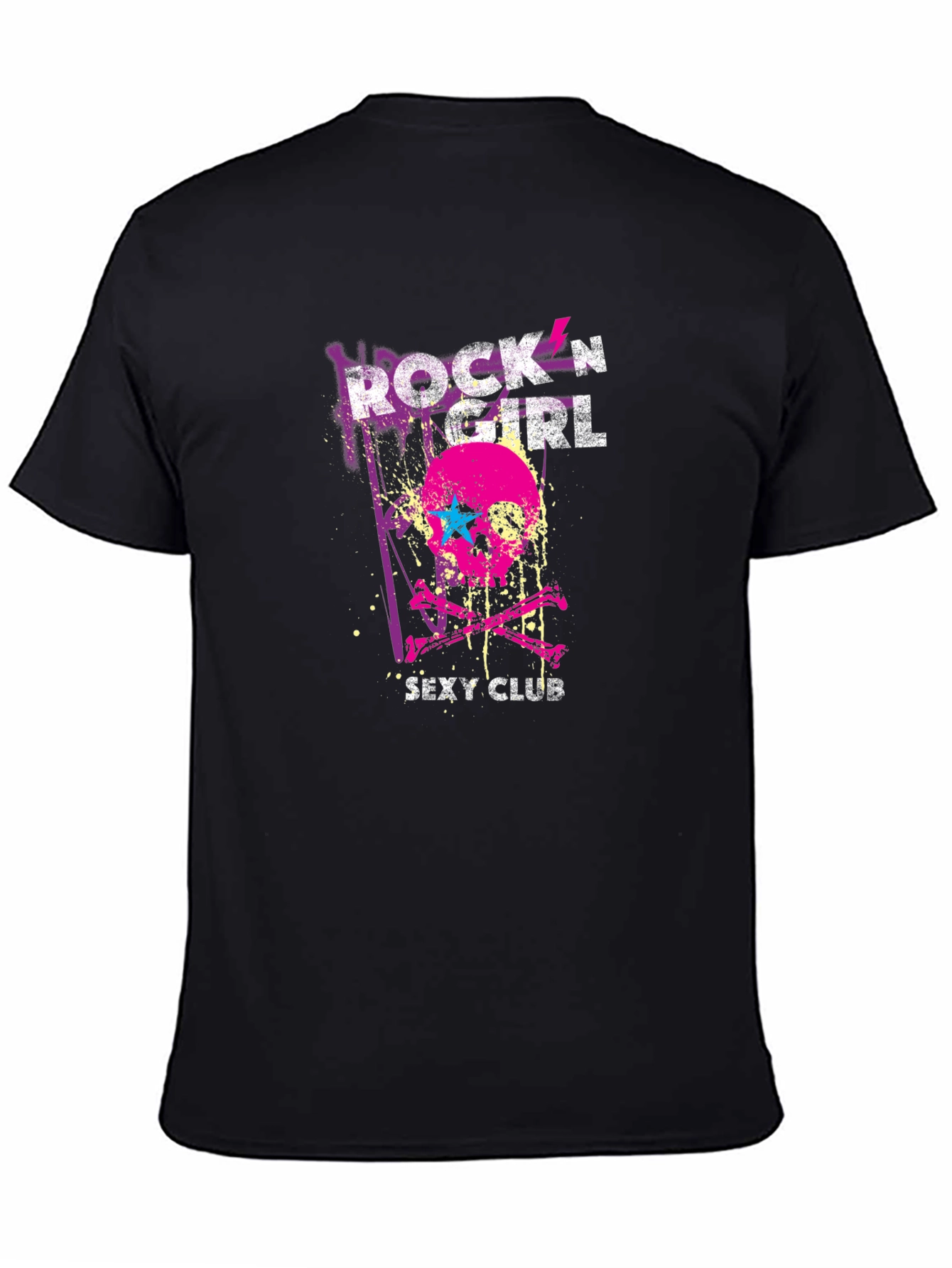 Rockn Girl Graphic Tee - Skull & Crossbones