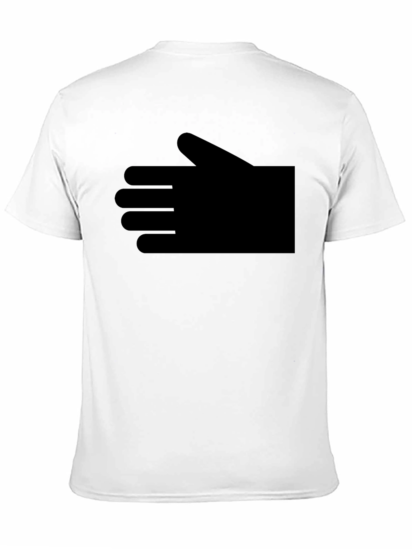 Mens Black Graphic T-Shirt - Hand Design