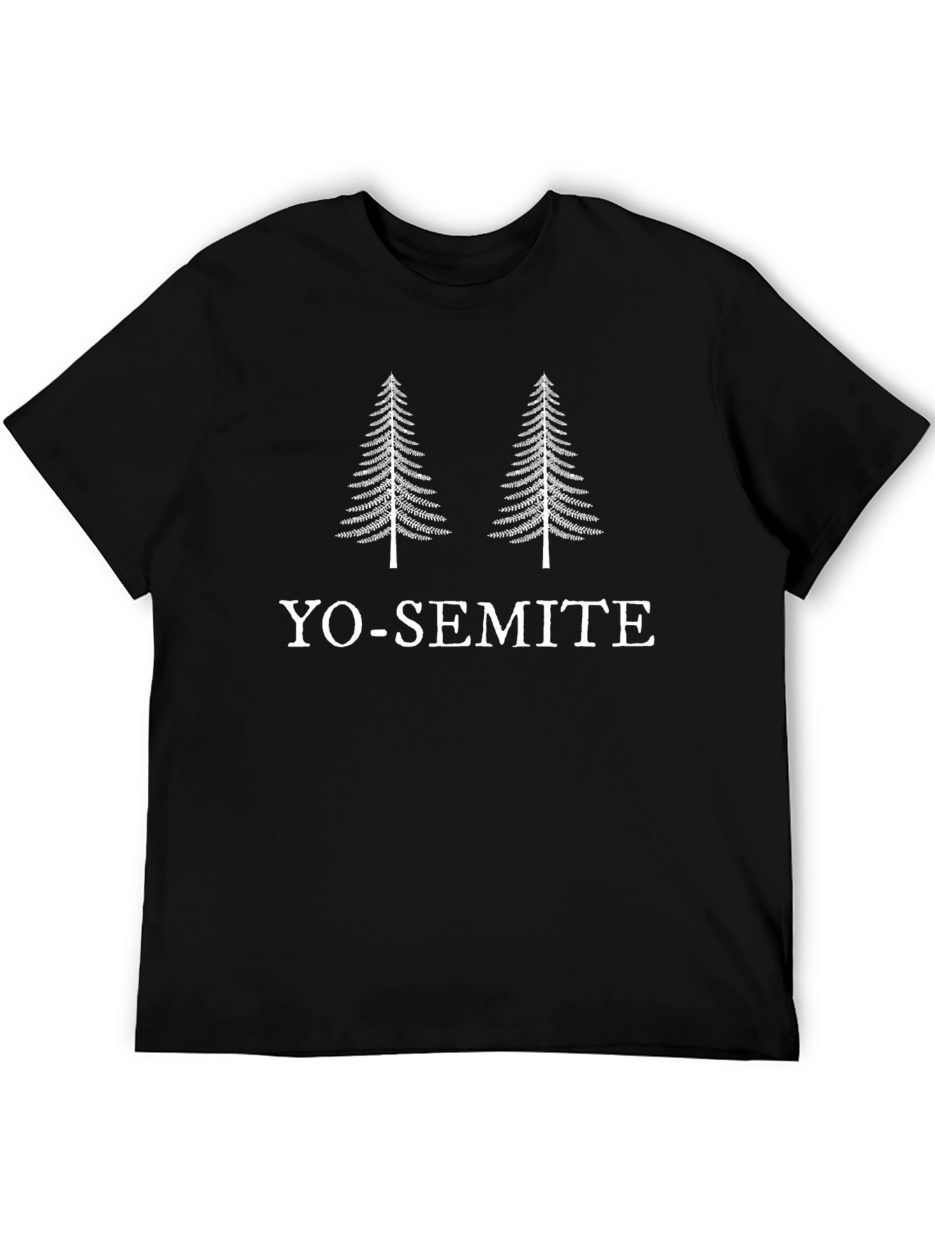 Yo-Semite Graphic Tee - Black Cotton T-Shirt