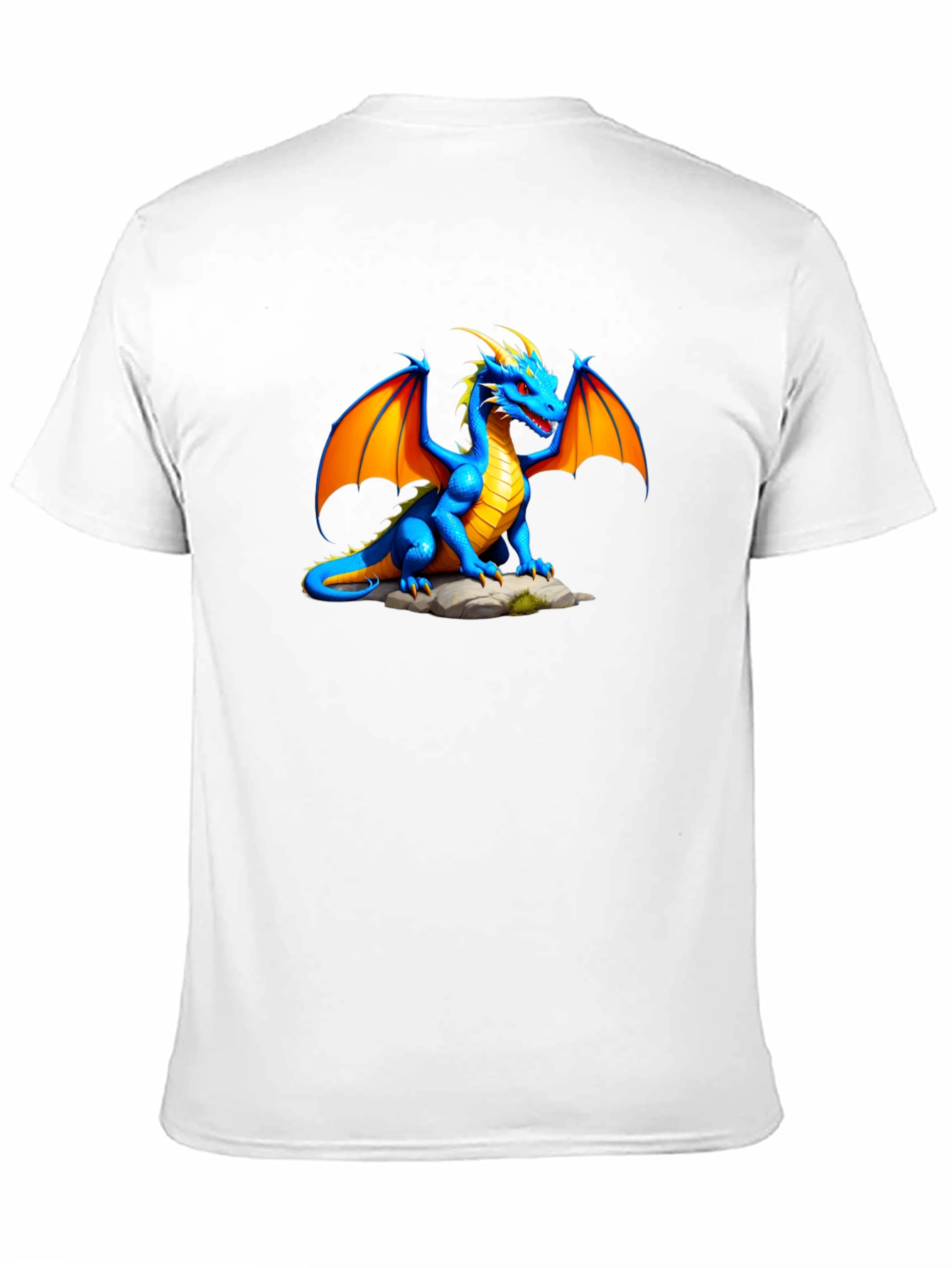 Blue Dragon Graphic Tee - Fantasy T-Shirt