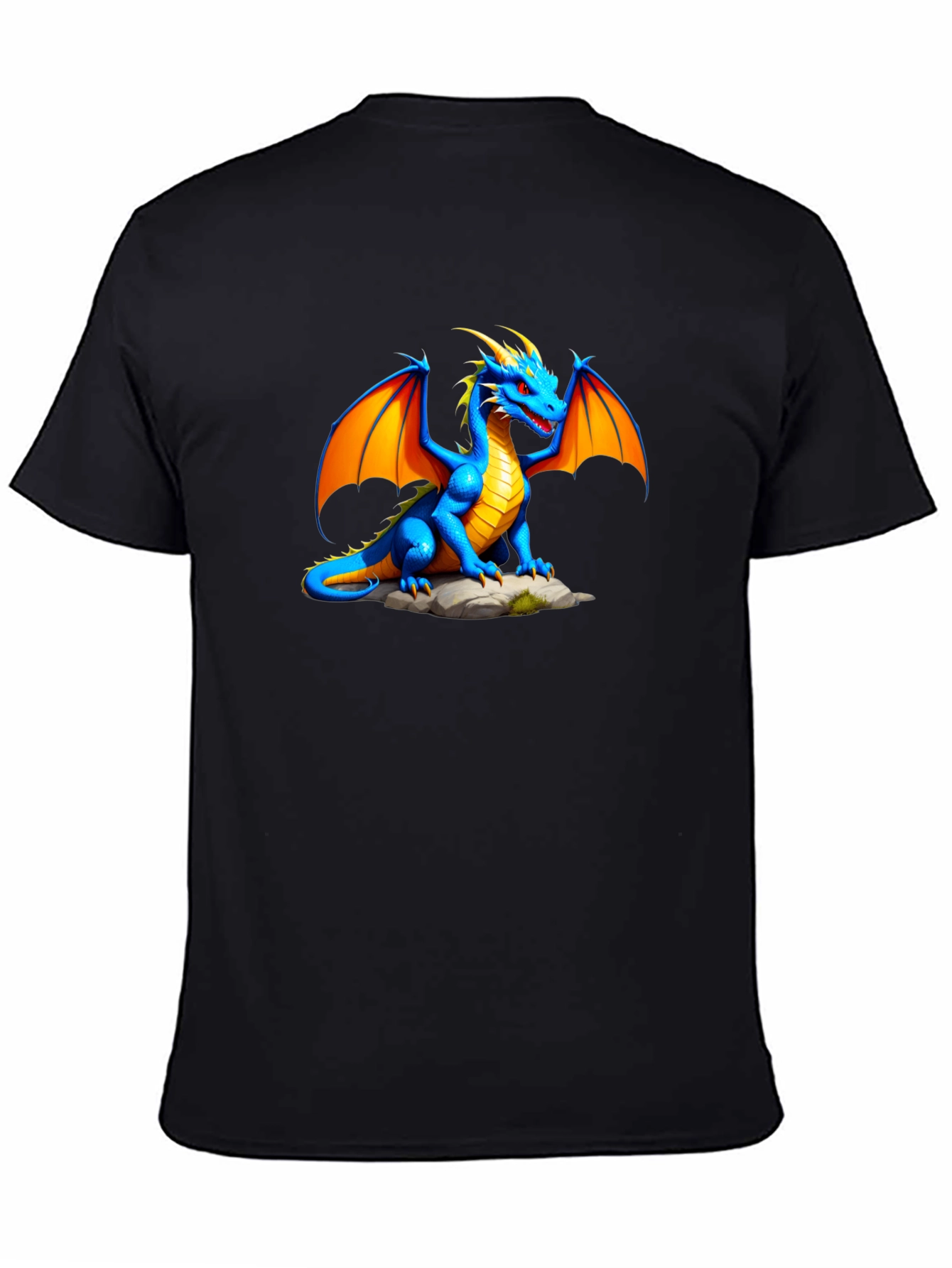 Blue Dragon Graphic Tee - Fantasy T-Shirt