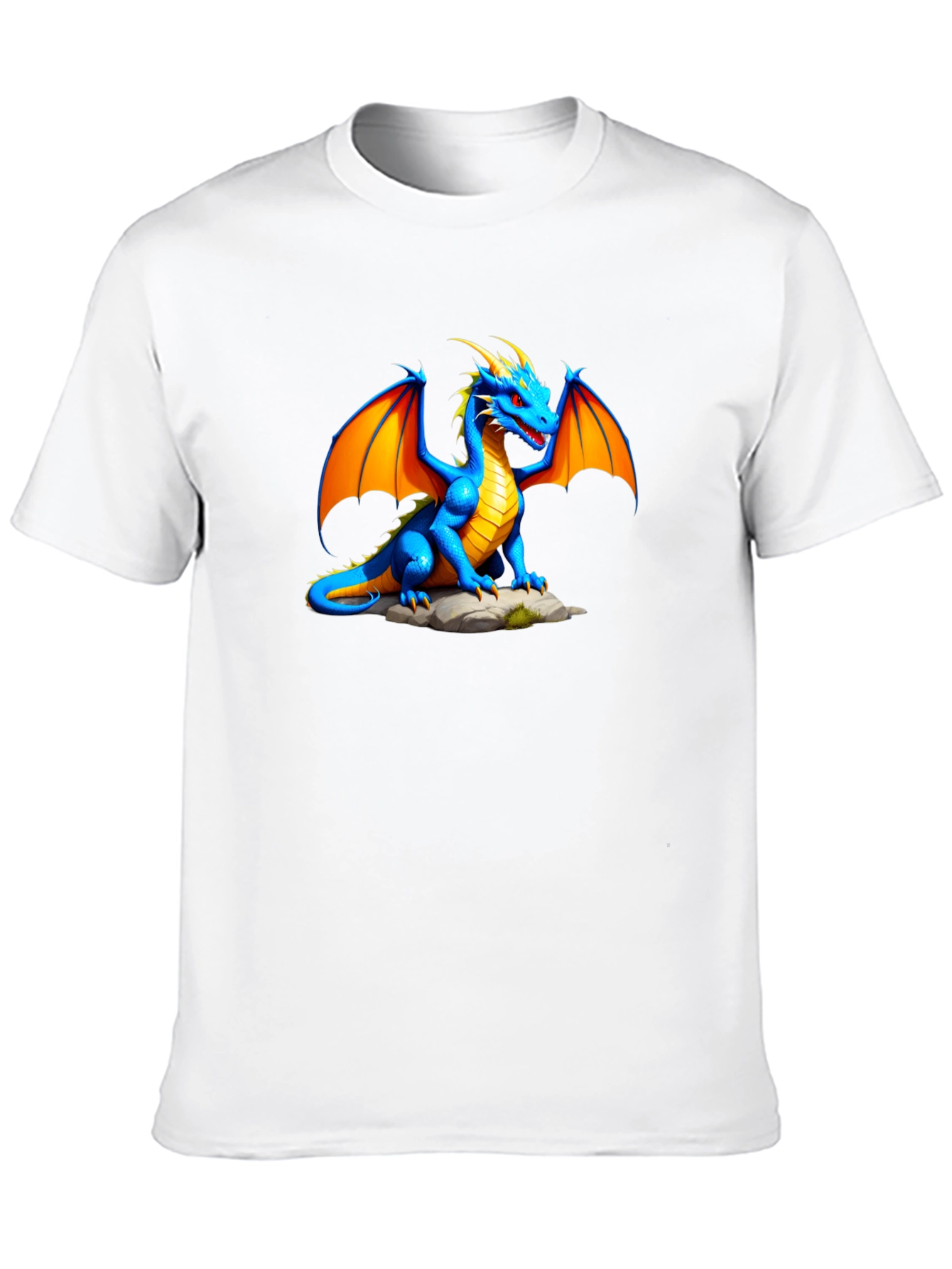 Blue Dragon Graphic Tee - Fantasy T-Shirt
