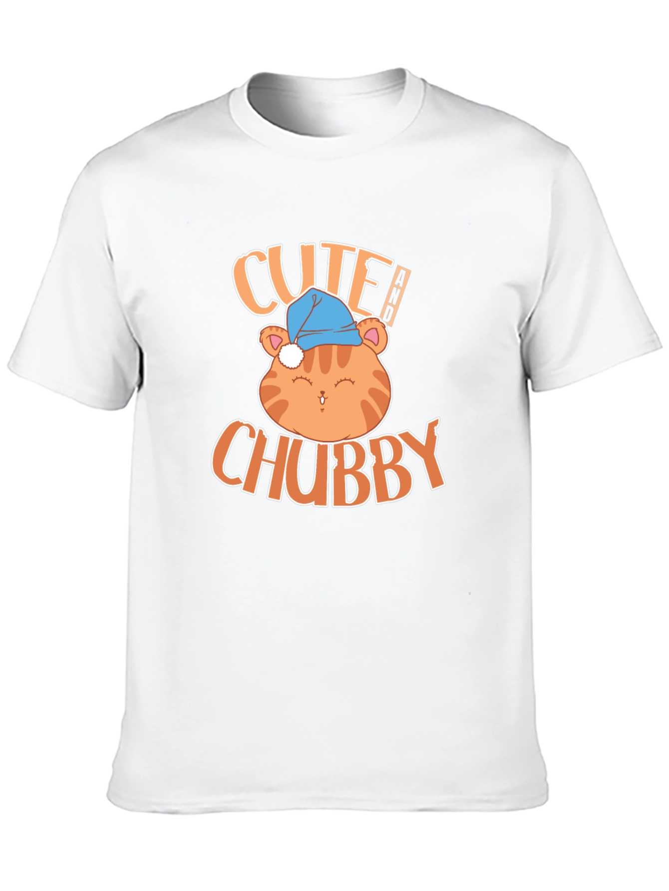 Cute Chubby Cat T-Shirt - Soft & Stylish!