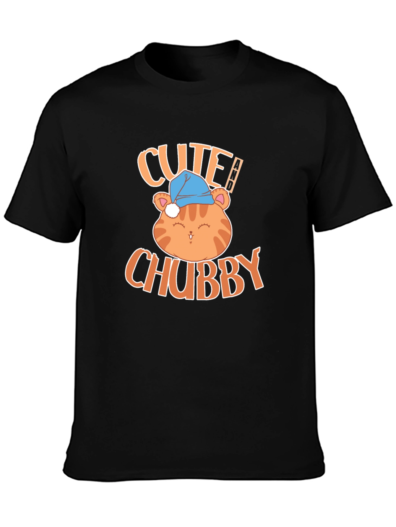 Cute Chubby Cat T-Shirt - Soft & Stylish!