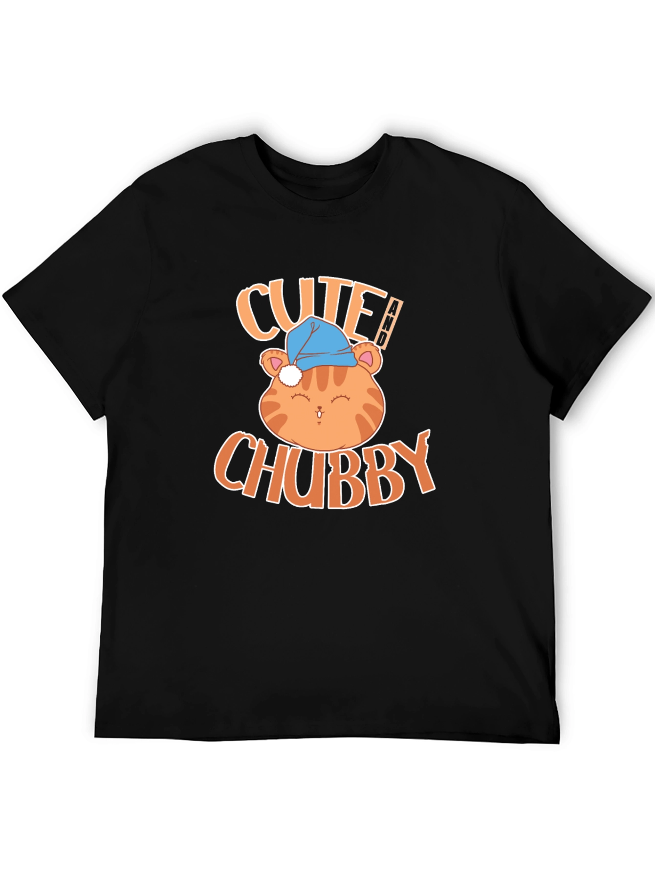 Cute Chubby Cat T-Shirt - Soft & Stylish!