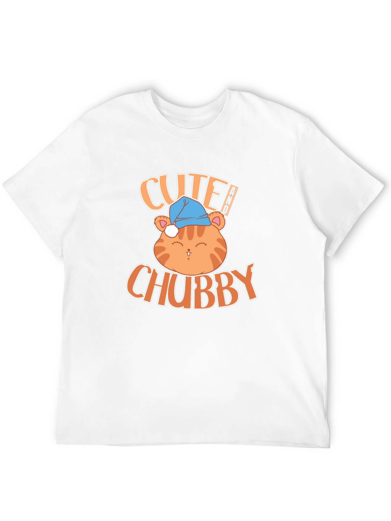 Cute Chubby Cat T-Shirt - Soft & Stylish!