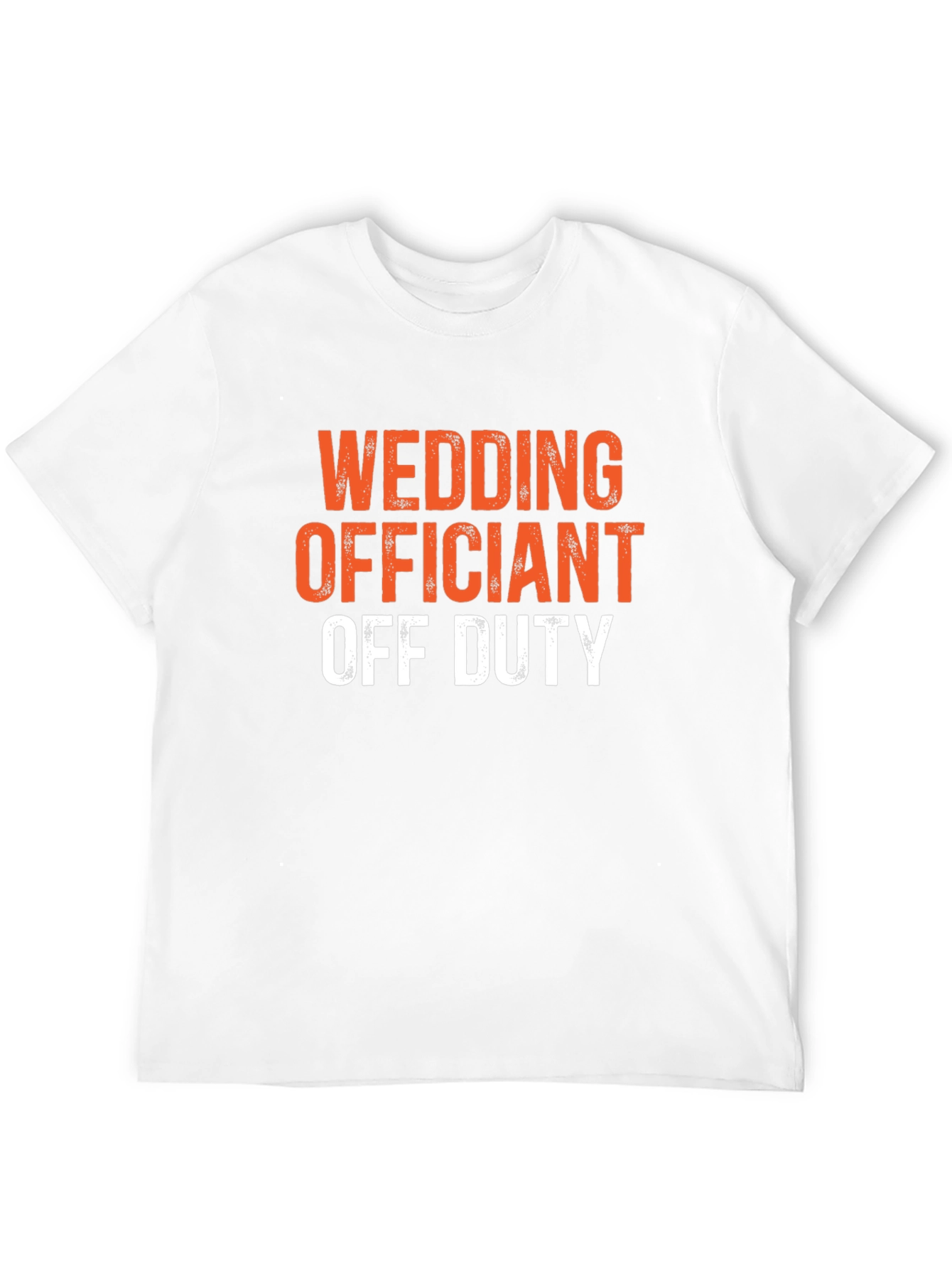 Wedding Officiant Off Duty Black Graphic T-Shirt