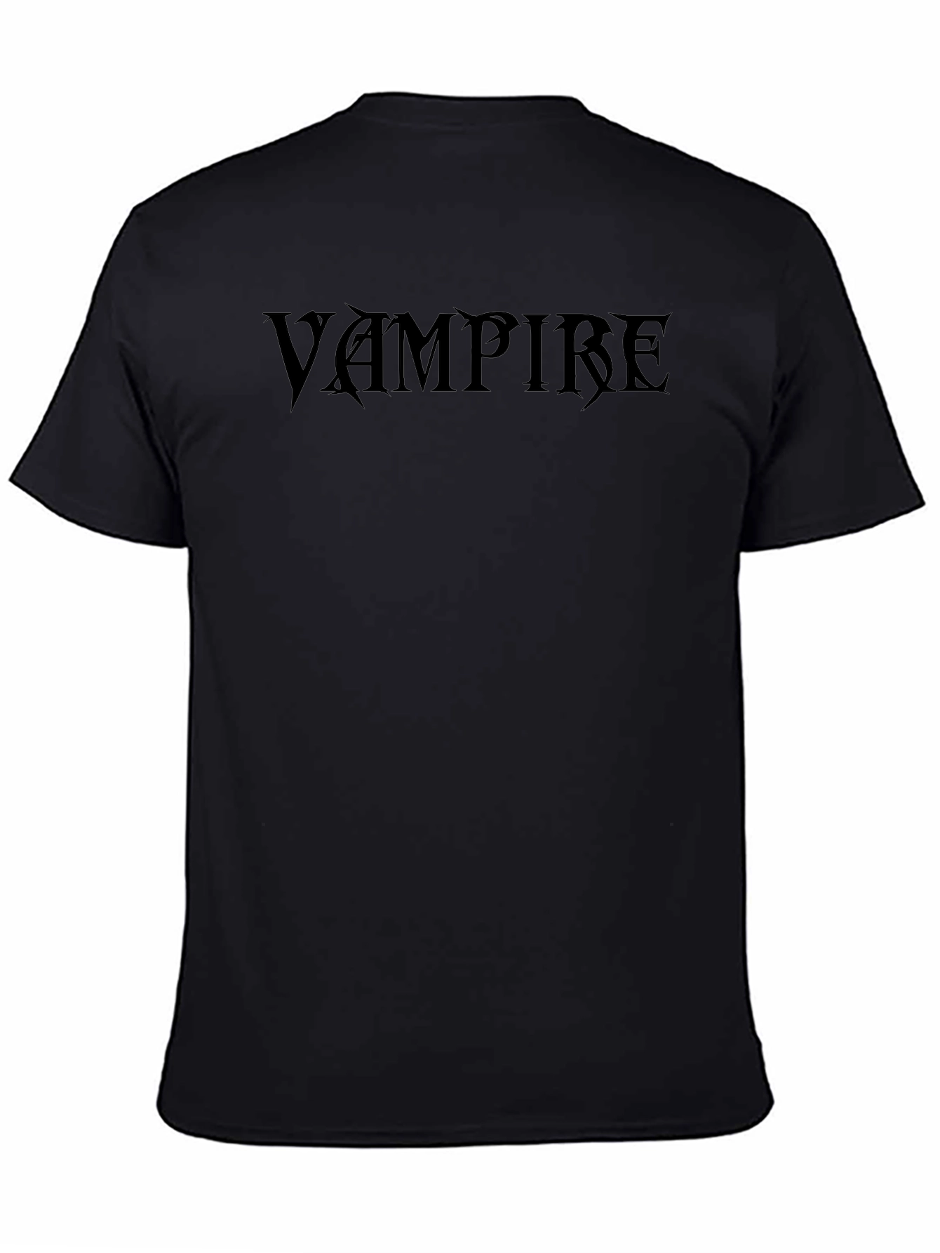 Vampire Graphic Tee - Black Gothic T-Shirt