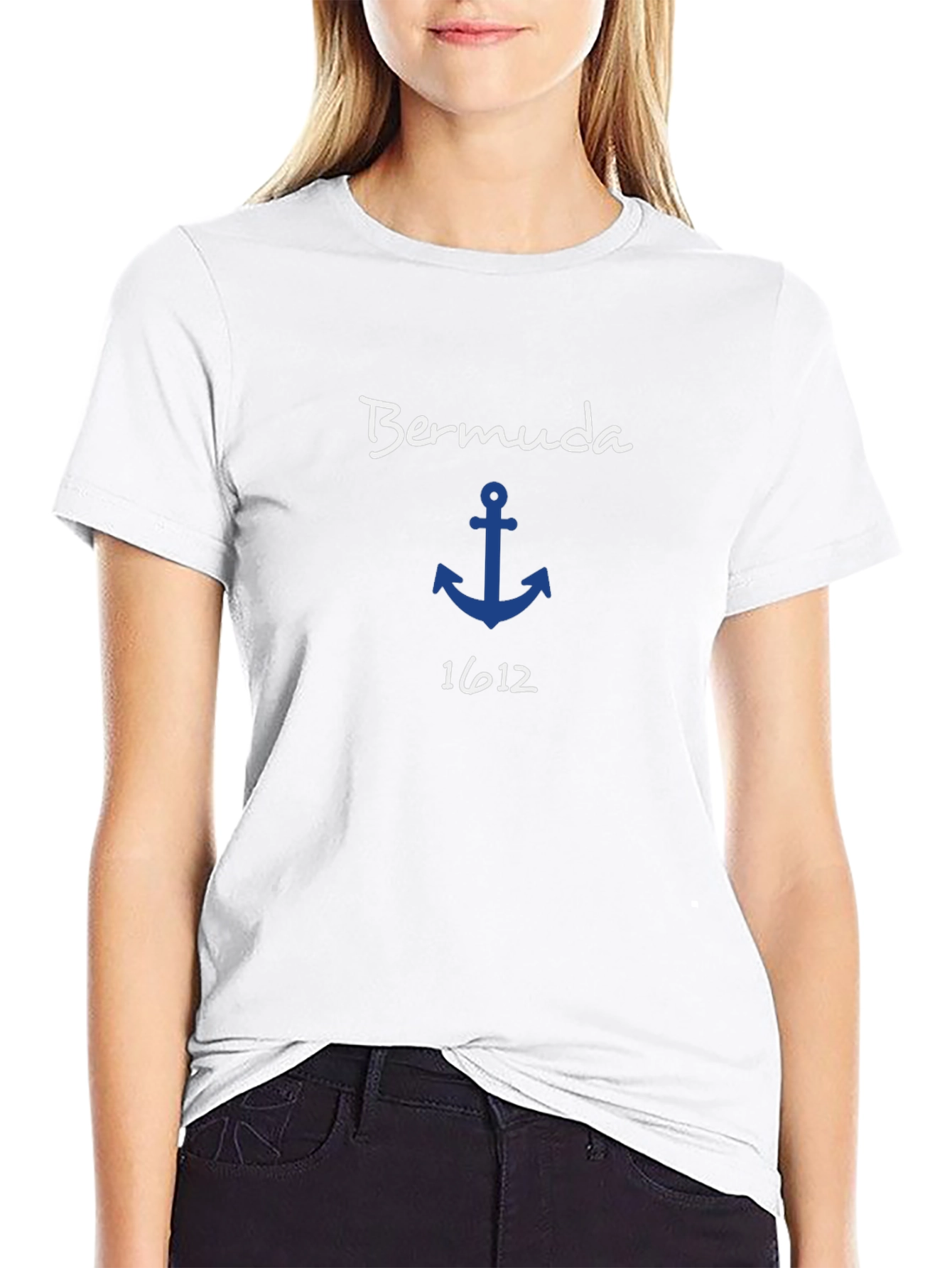 Bermuda Anchor Graphic Tee - Island Style Shirt