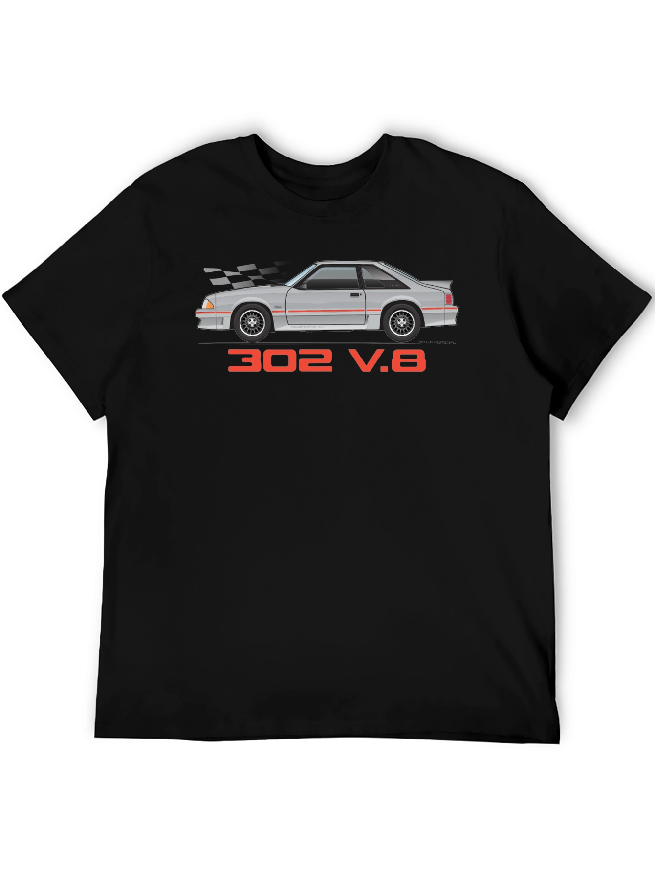 Fox Body Mustang 302 V8 Graphic T-Shirt
