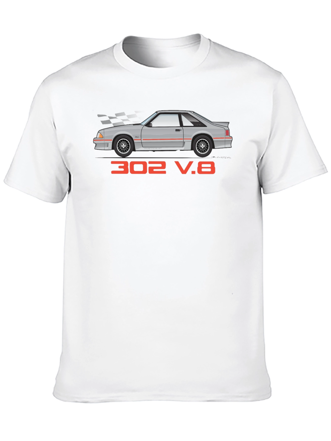 Fox Body Mustang 302 V8 Graphic T-Shirt