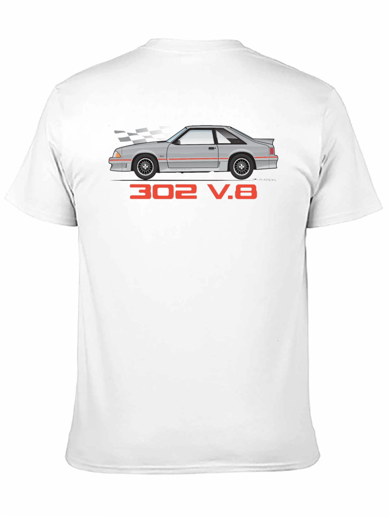 Fox Body Mustang 302 V8 Graphic T-Shirt