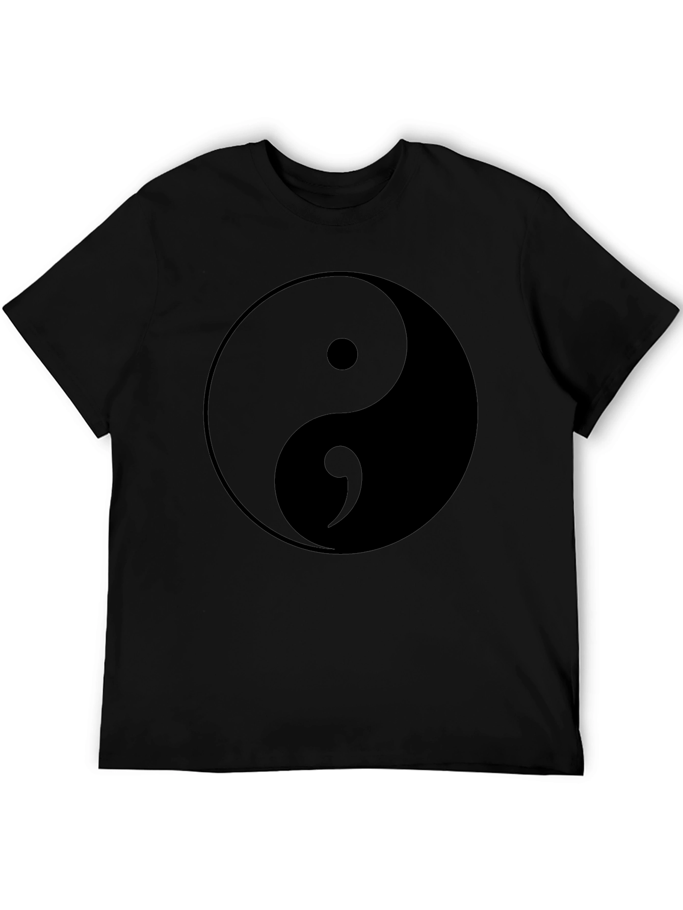 Yin Yang Graphic Tee - Balance and Style