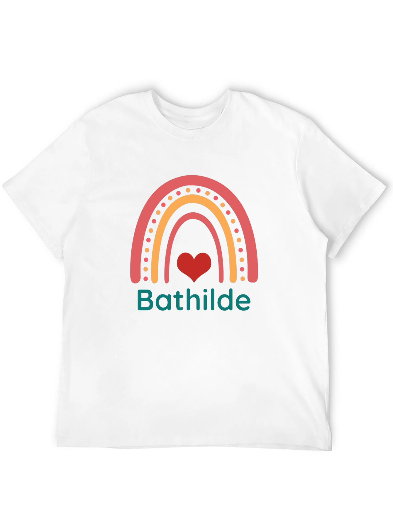 Rainbow Heart T-Shirt - Bathilde