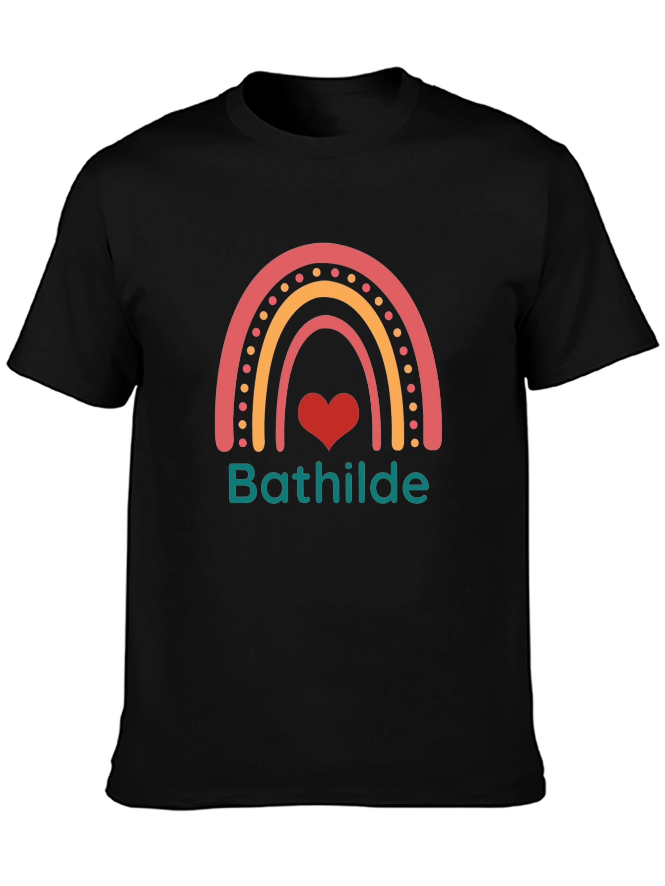 Rainbow Heart T-Shirt - Bathilde