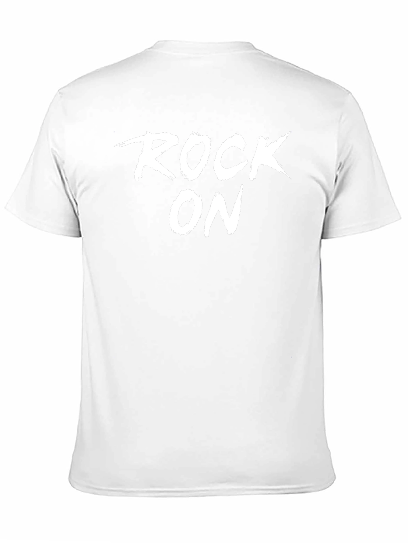 Rock On Graphic Tee - Black Casual T-Shirt