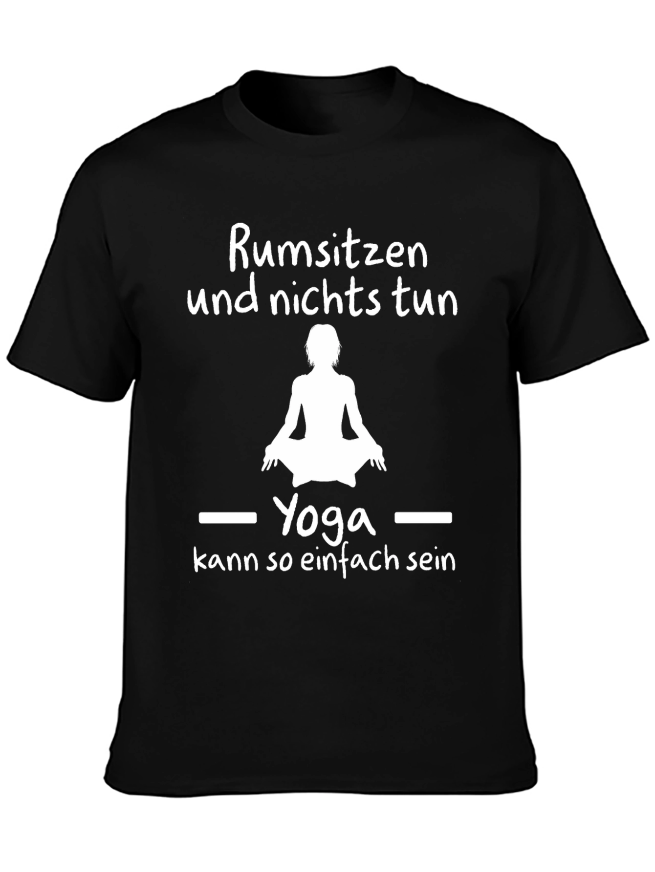 Yoga Meditation Graphic Tee - Relax and Unwind