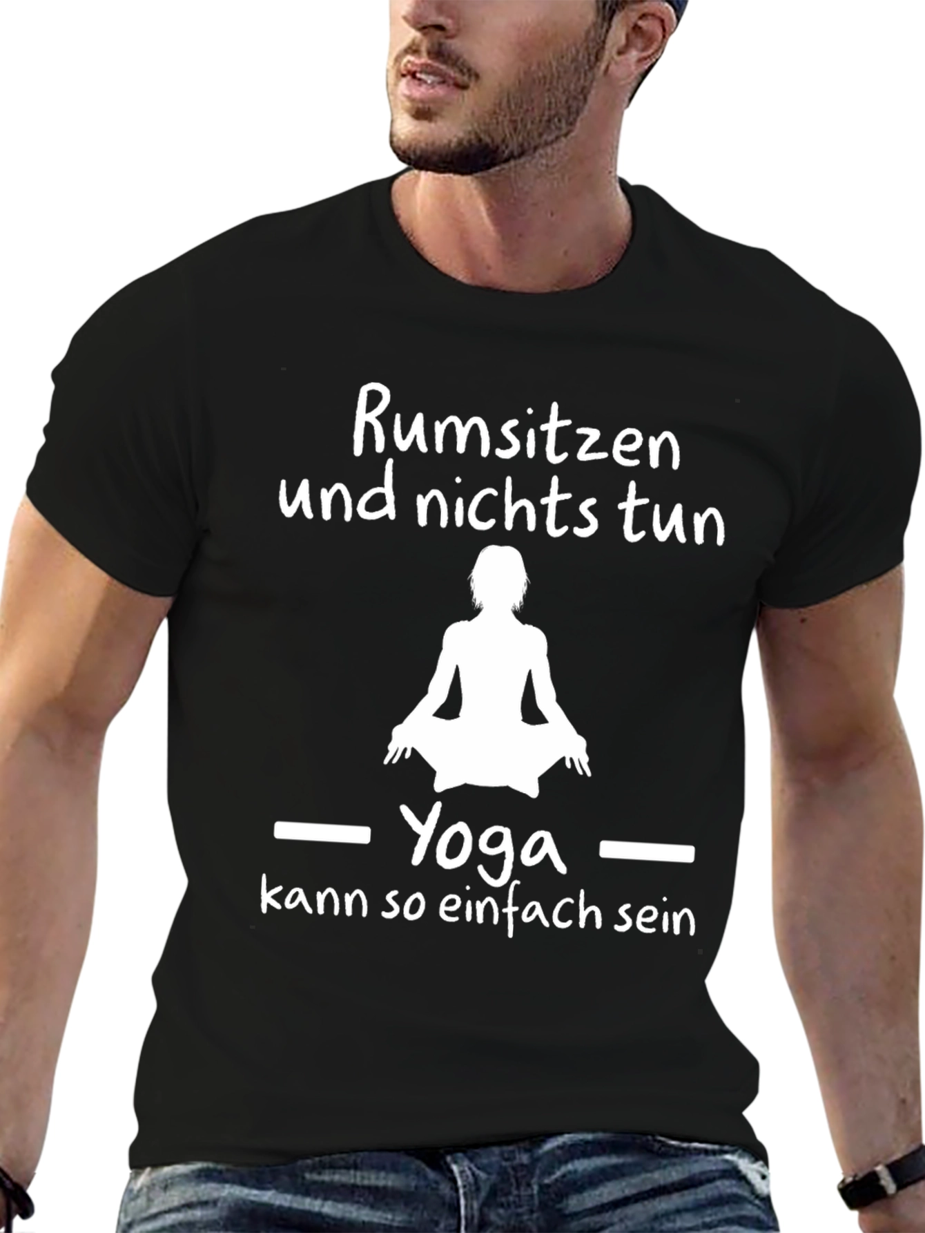 Yoga Meditation Graphic Tee - Relax and Unwind